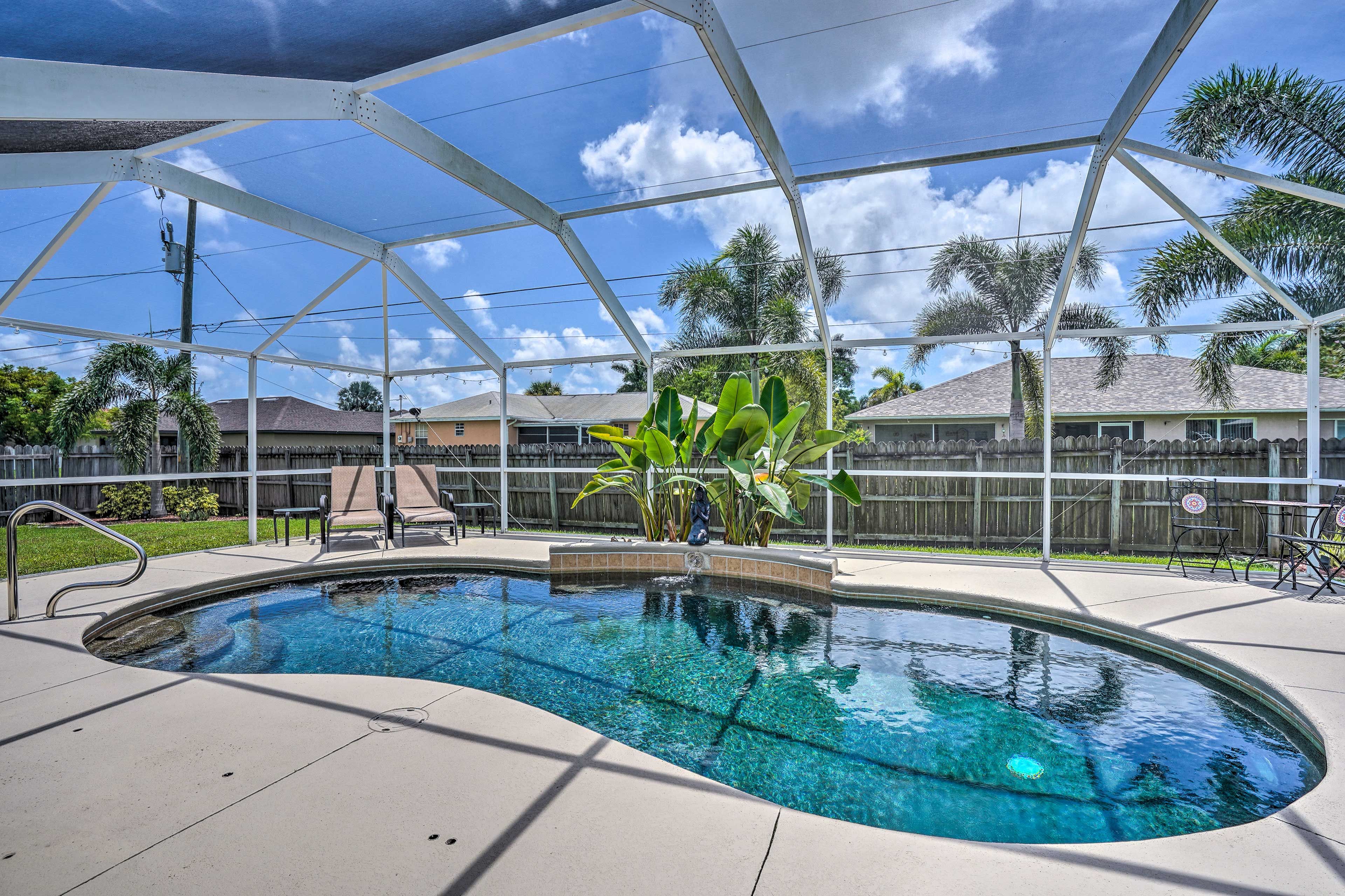 Cape Coral Vacation Rental | 3BR | 2BA | 1,470 Sq Ft | Step-Free Access
