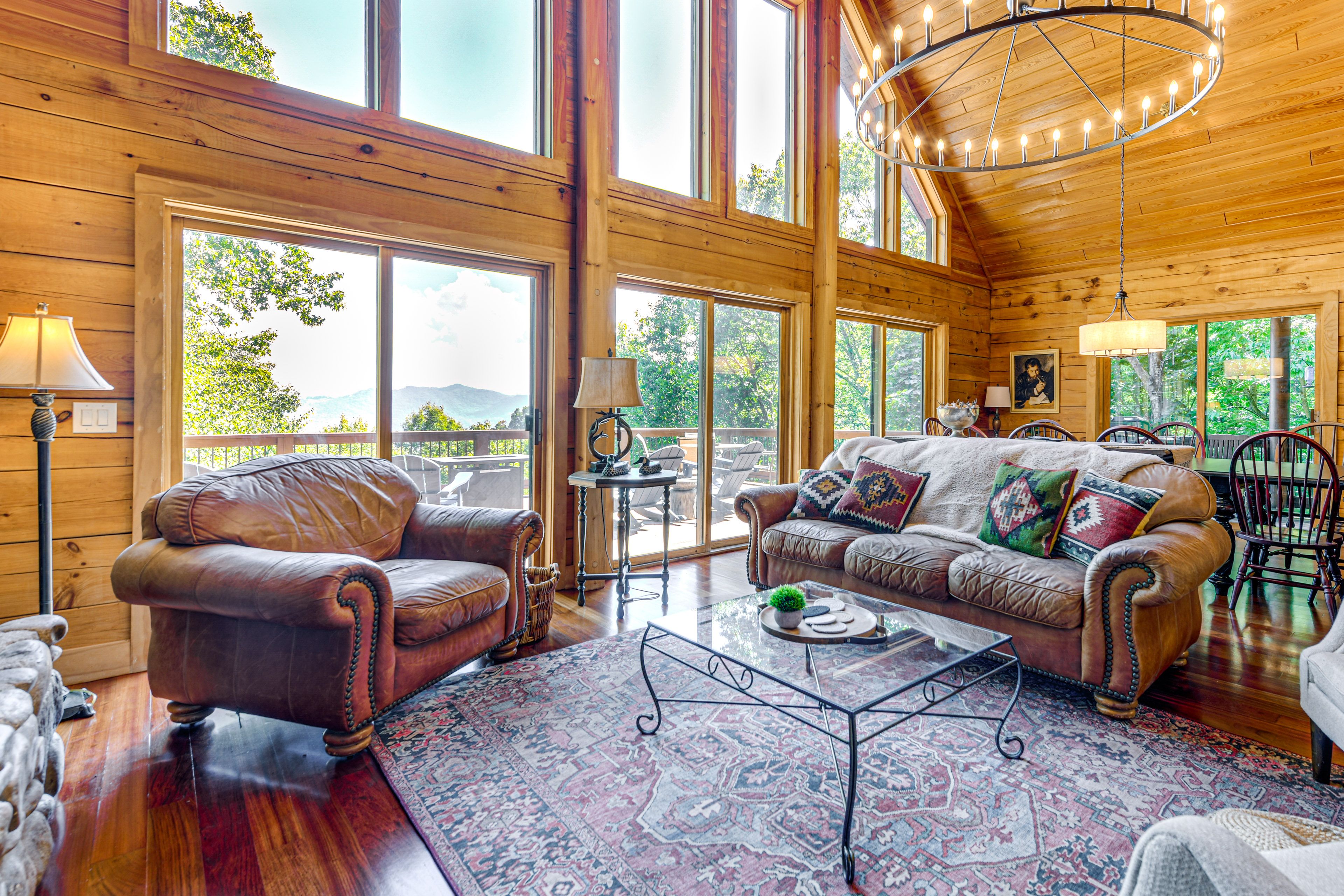 Waynesville Vacation Rental | 4BR | 4.5BA | Stairs Required | 3,254 Sq Ft