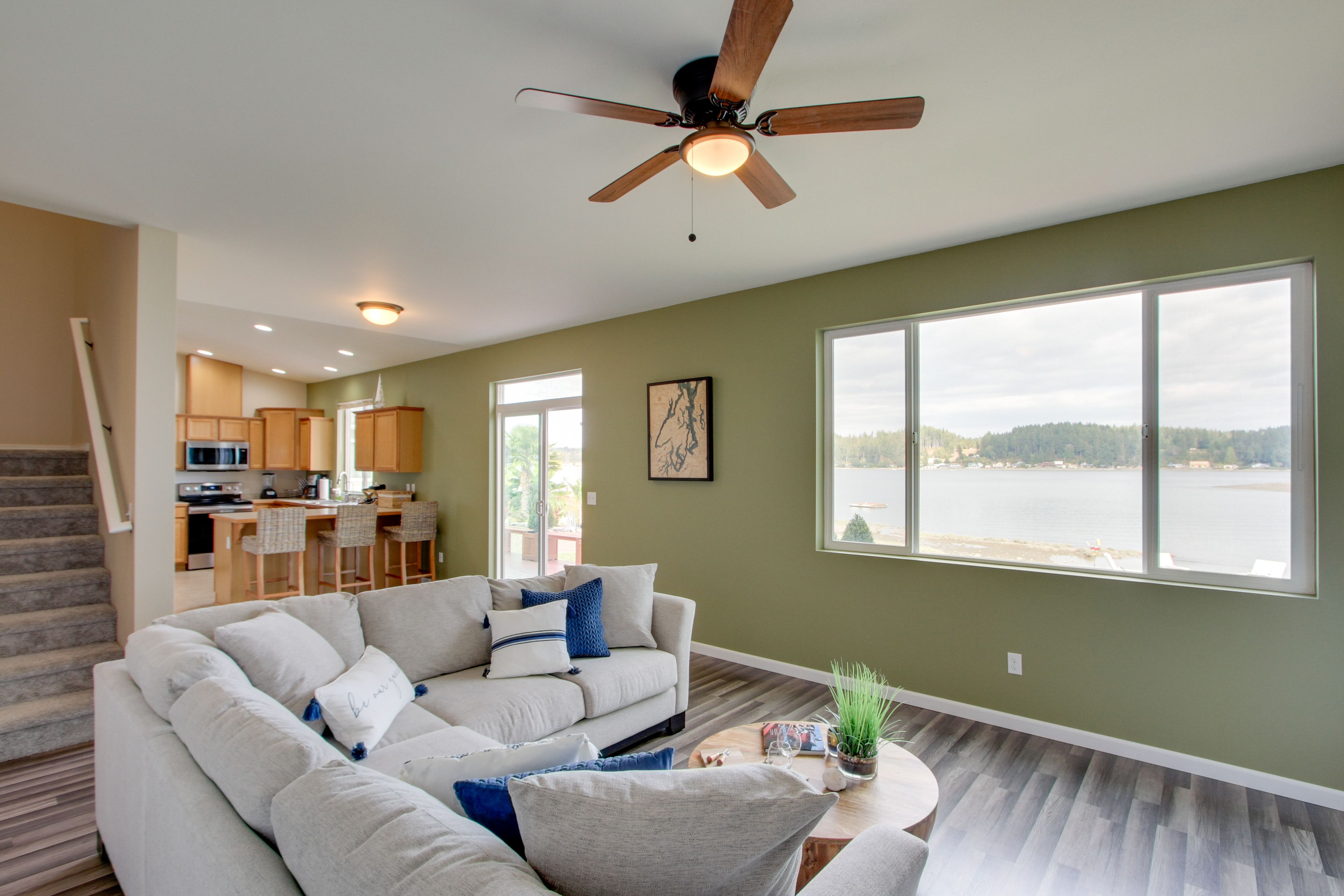 Second Living Room | Water Views | Sleeper Sofa | Fireplace