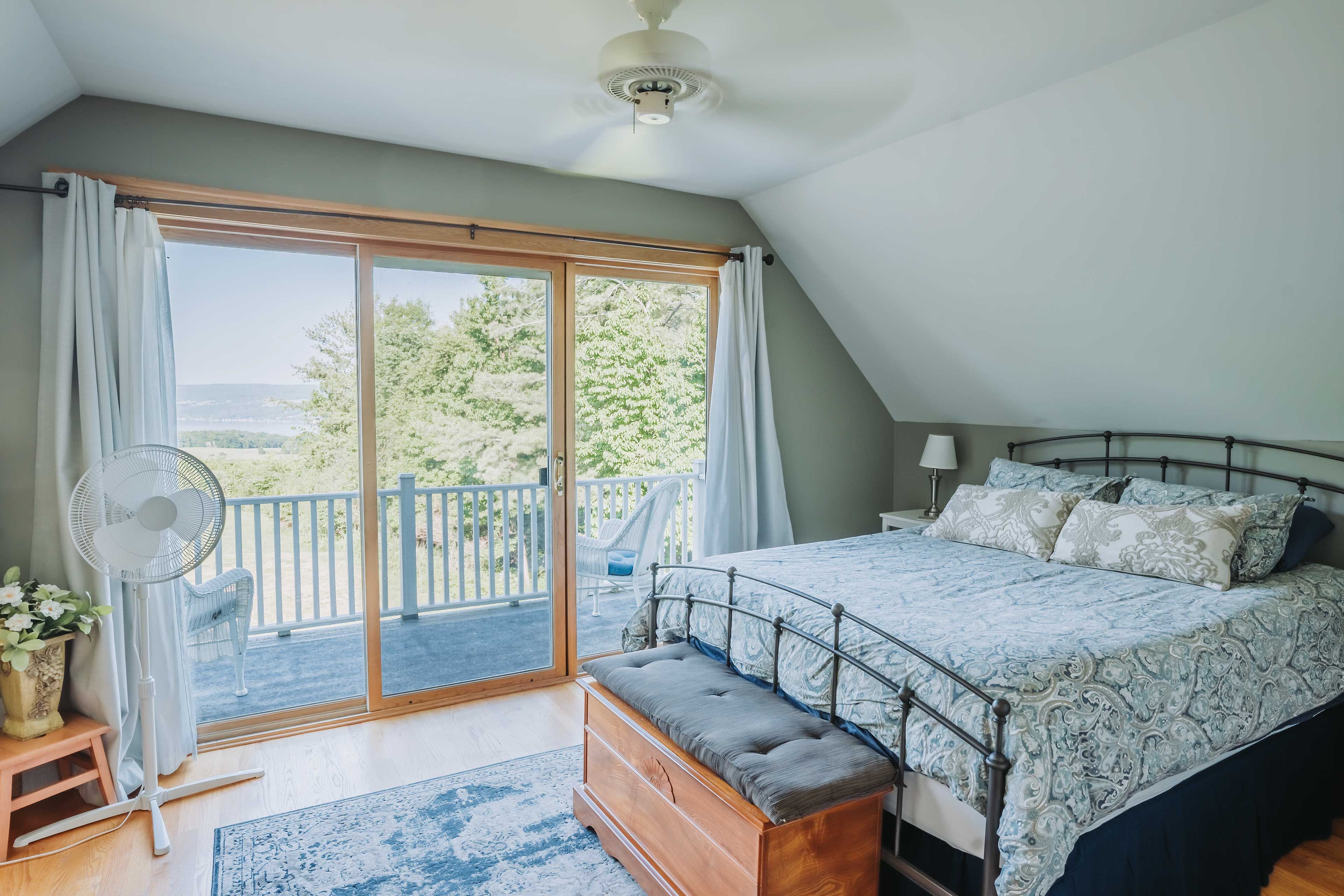 Bedroom 1 | Queen Bed | Balcony Access | 2nd Floor
