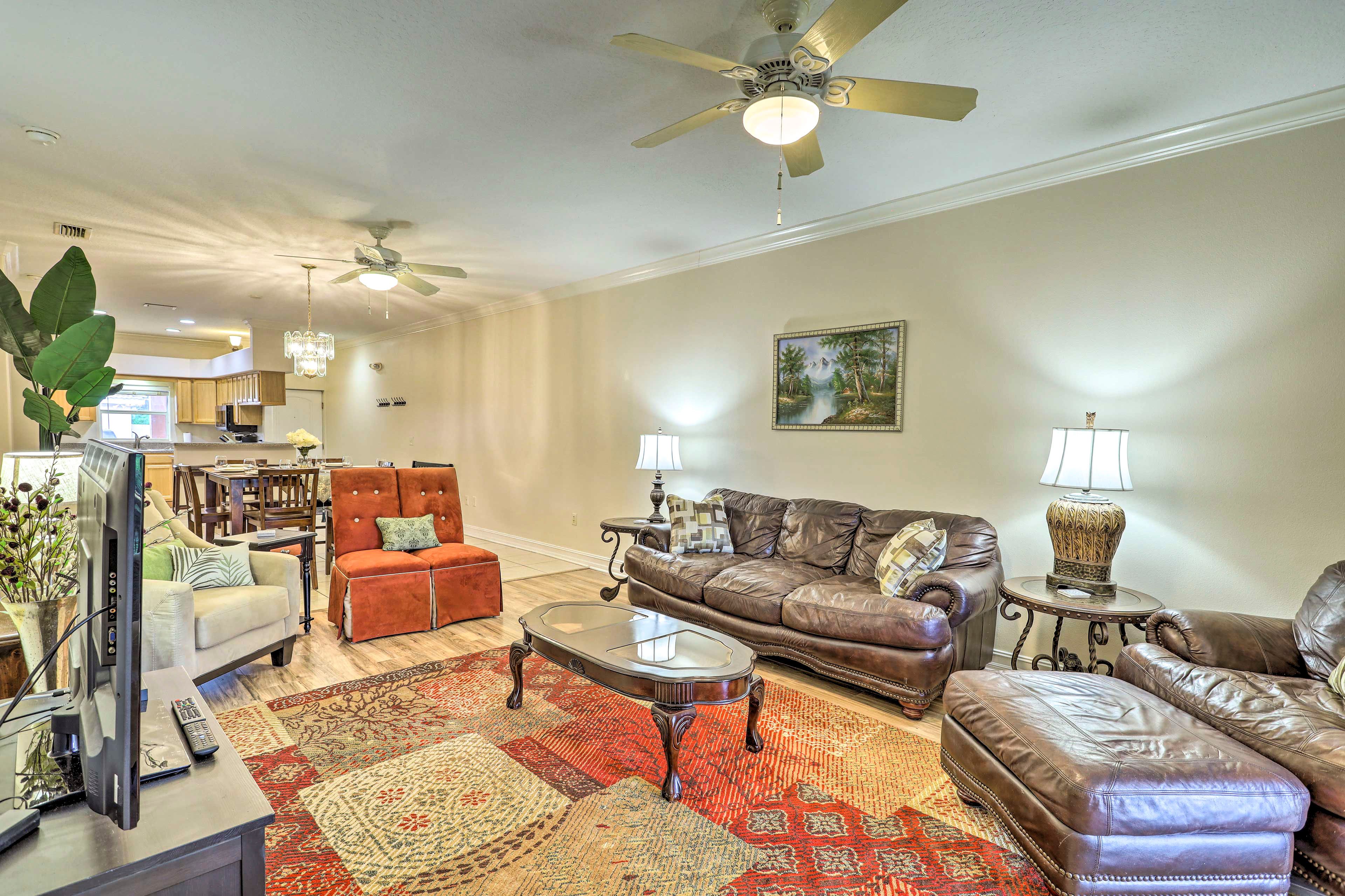 Living Room | Central Heat & A/C