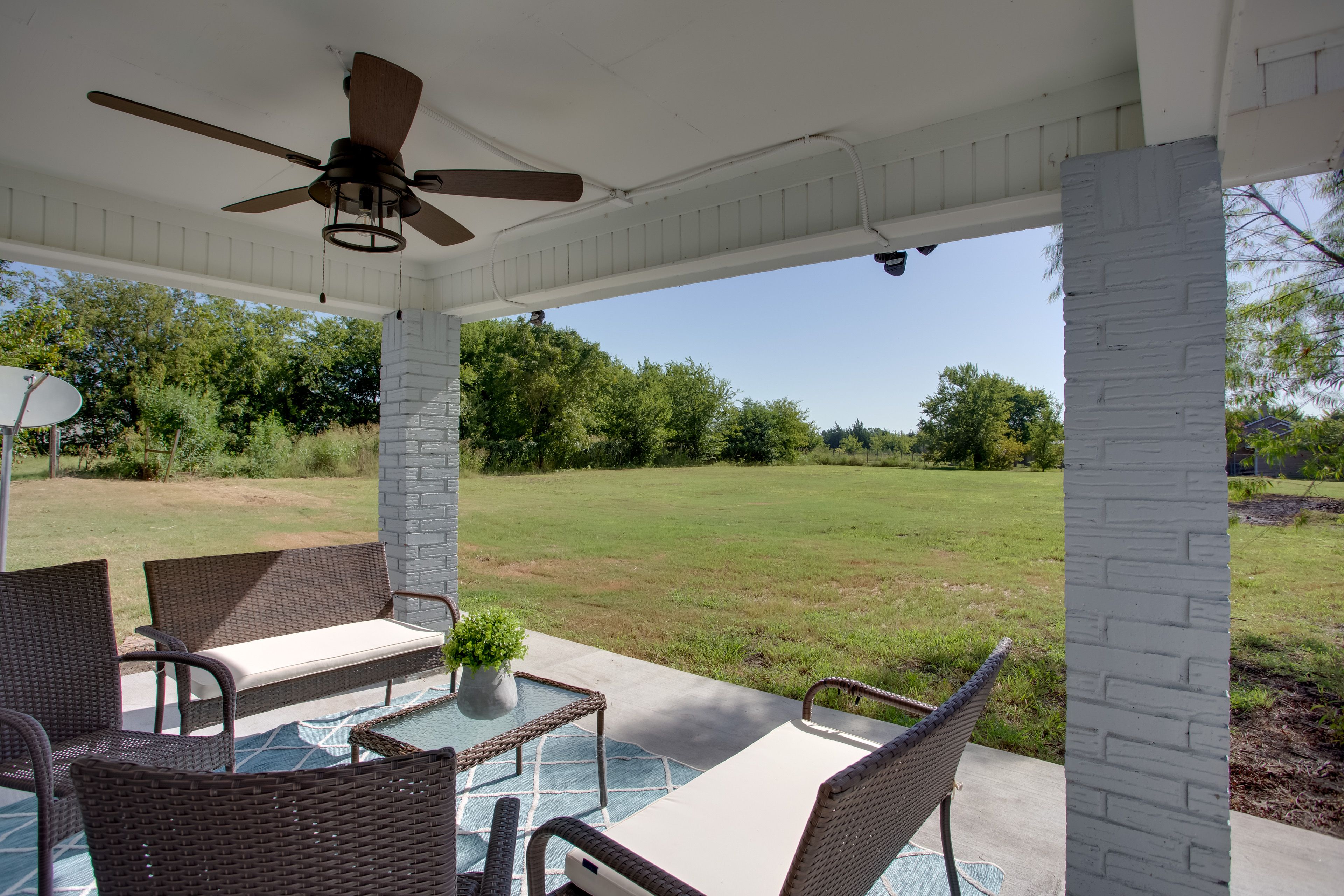Private Covered Patio