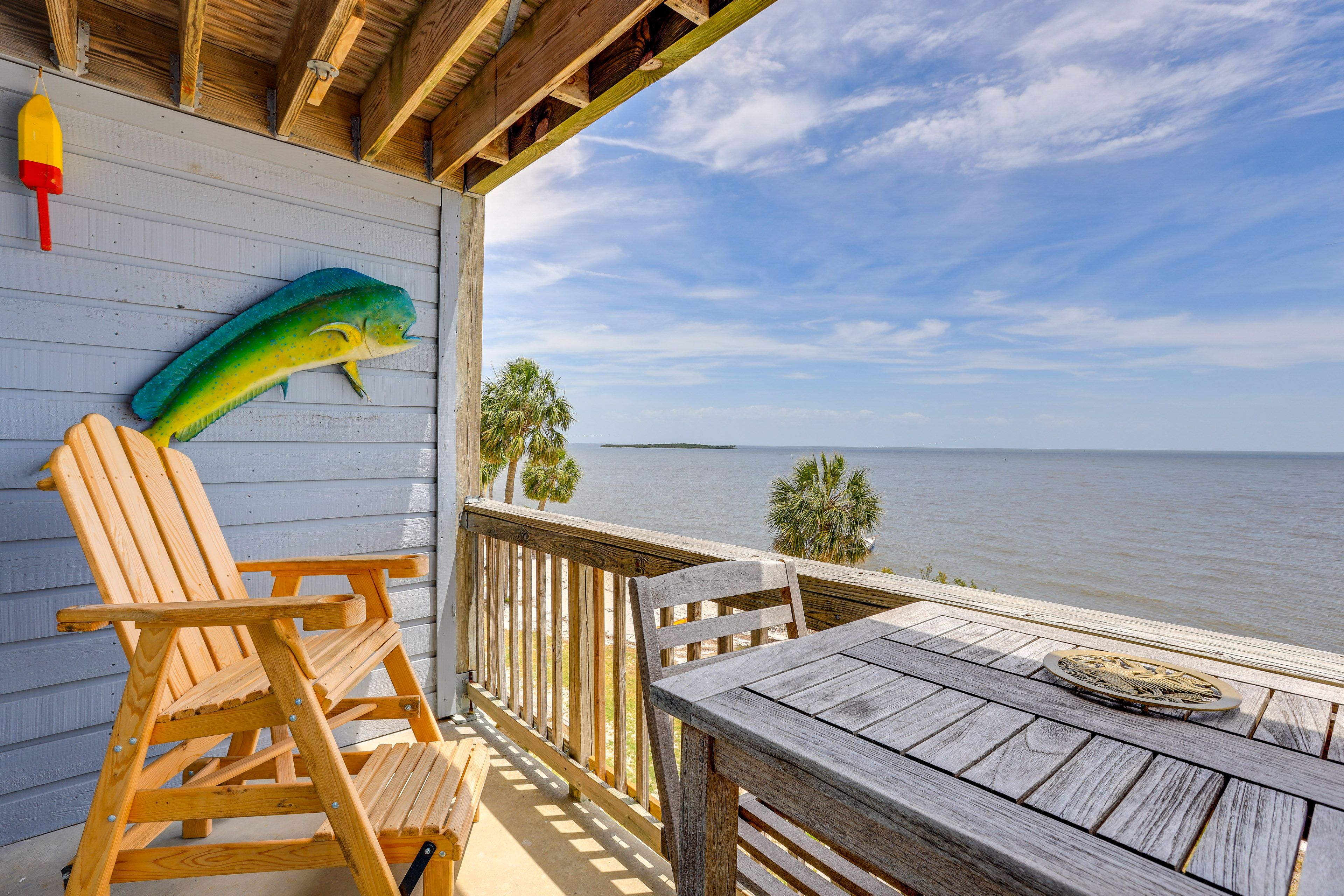 Cedar Key Vacation Rental | 1BR | 1BA | 780 Sq Ft | Stairs Required