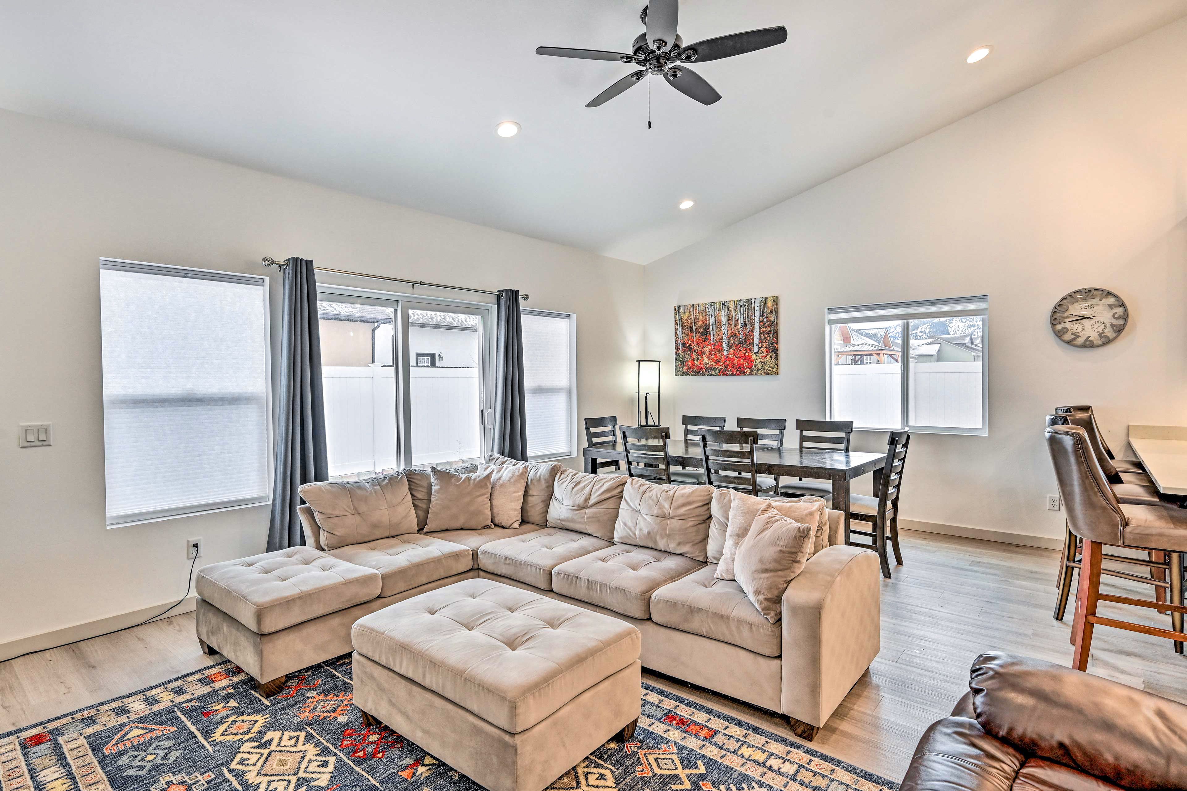 Living Room | Apple TV | DVD Player | Electric Fireplace