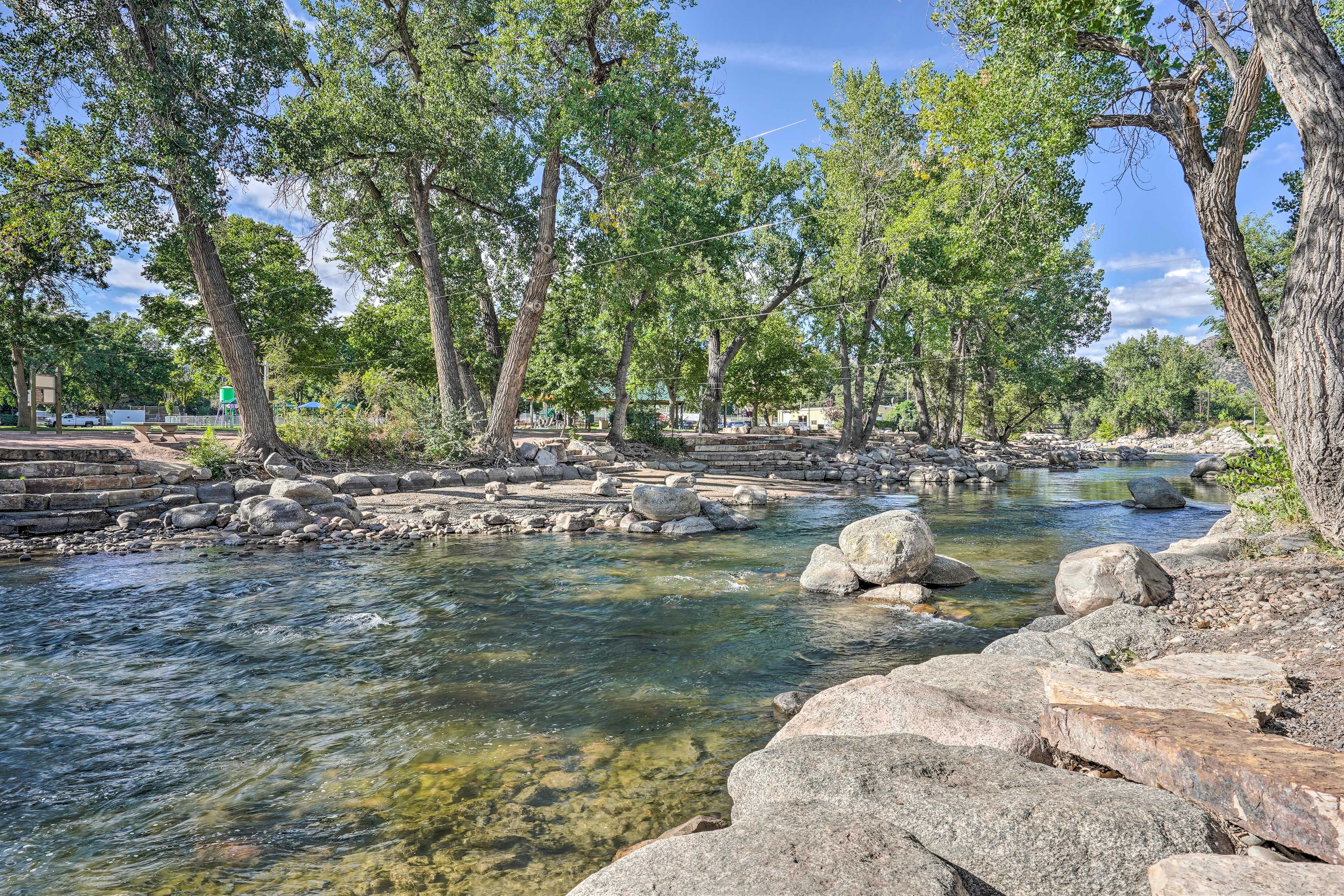 Nearby Attractions | Arkansas River | Half Block Away