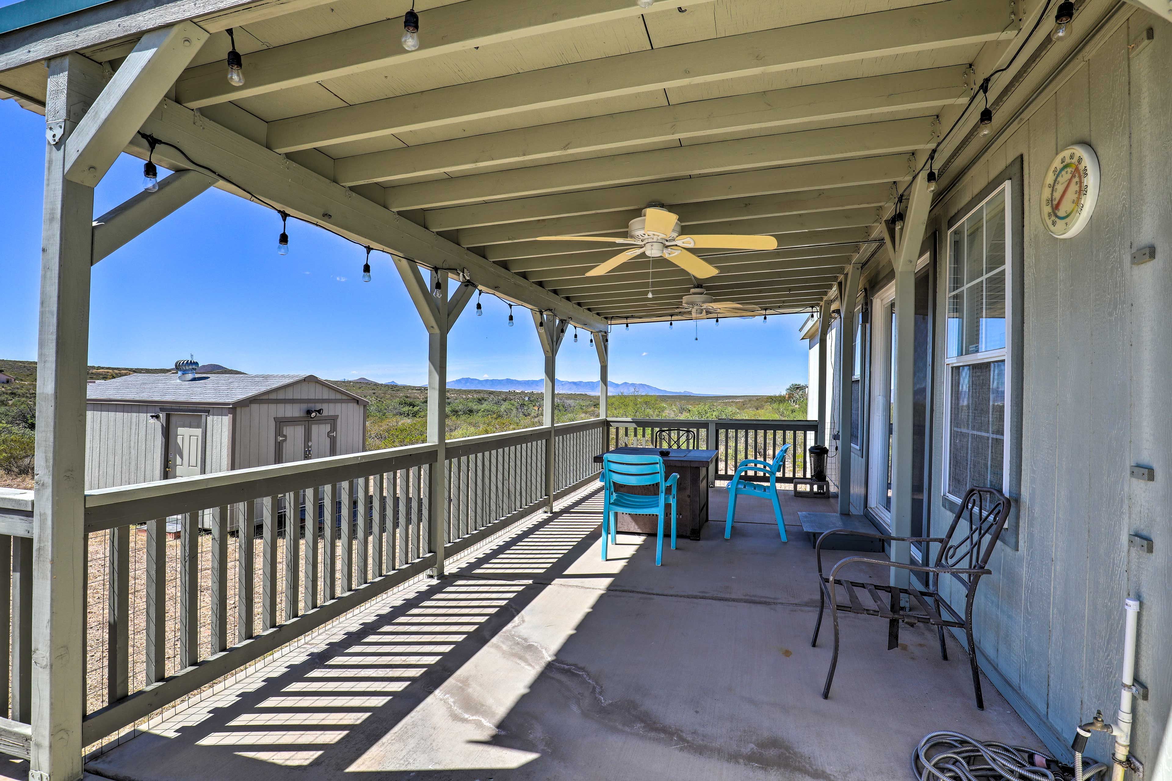 Private Covered Porch