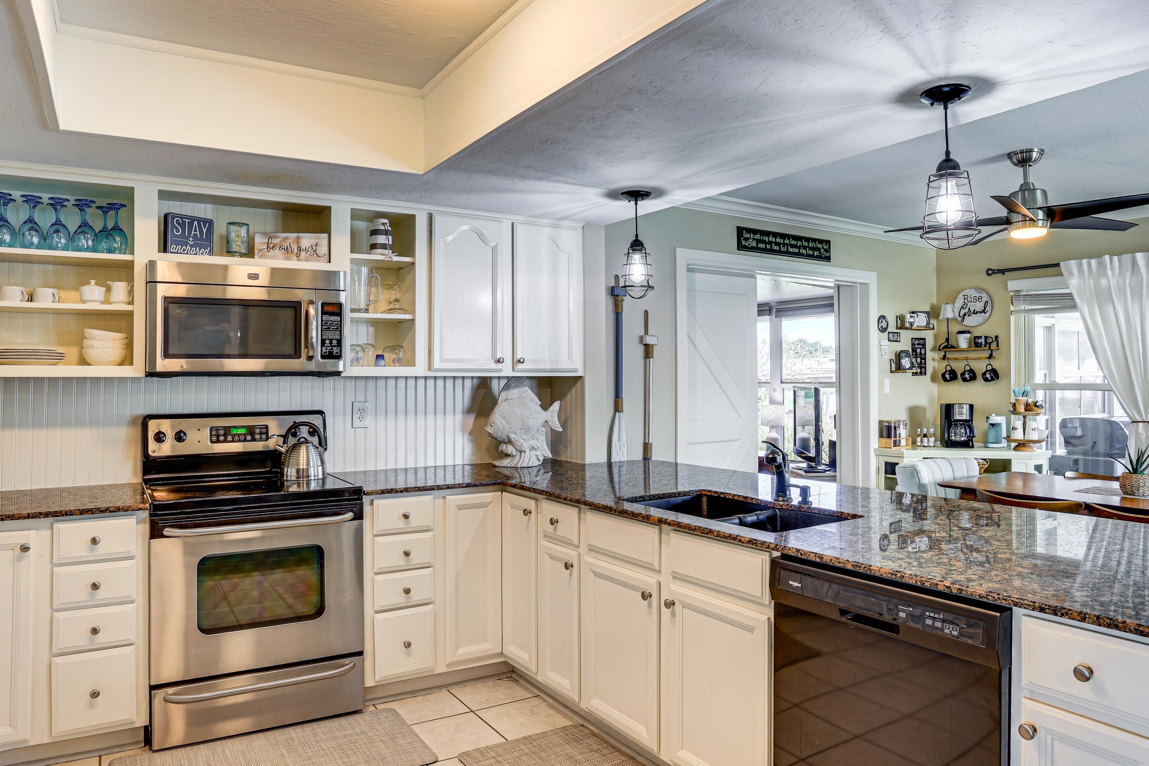 Kitchen | Fully Equipped | Stainless Steel Appliances