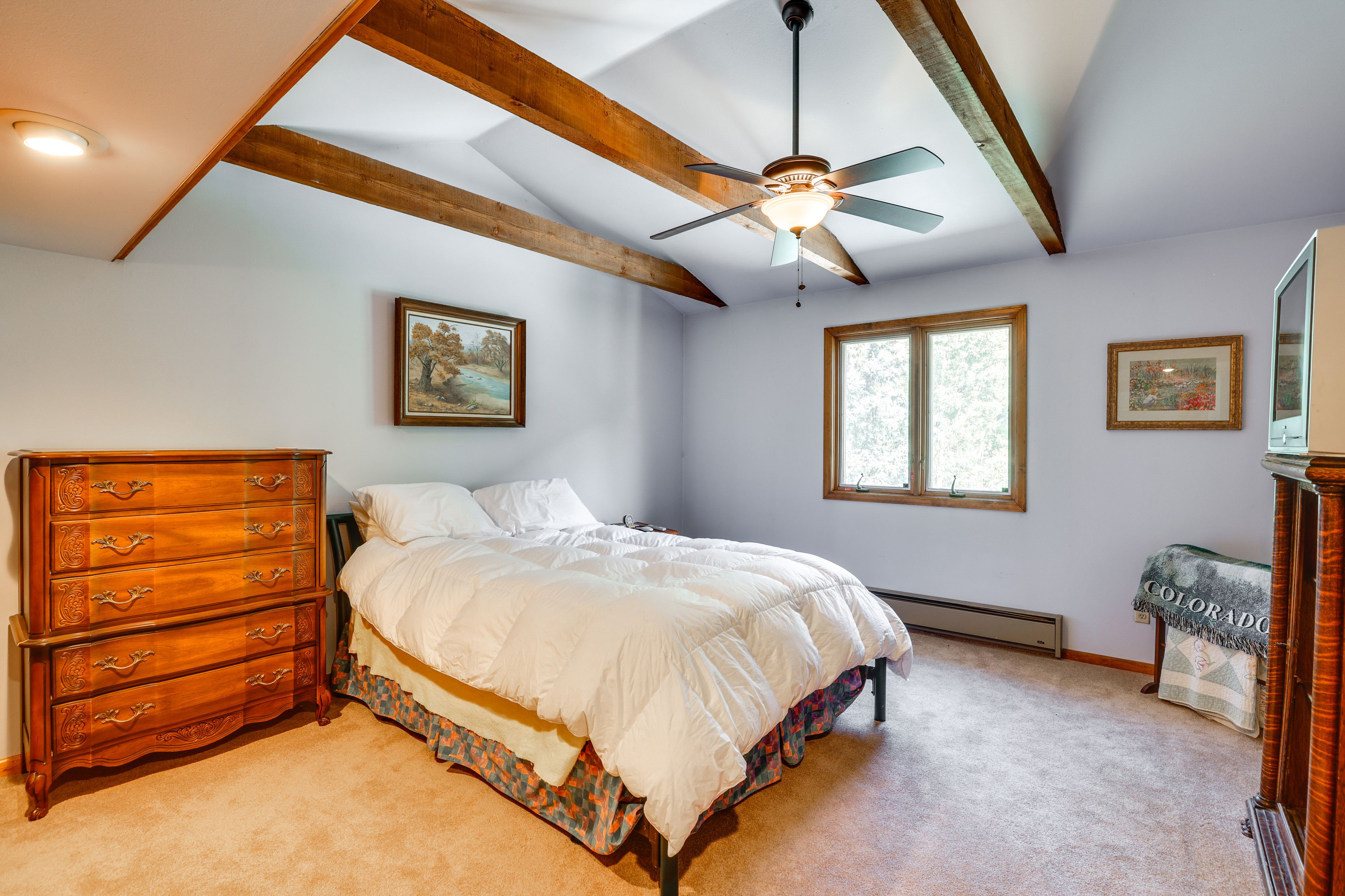 Bedroom 3 | Upper Level | Queen Bed | Pack 'n Play Available | Toddler Bed