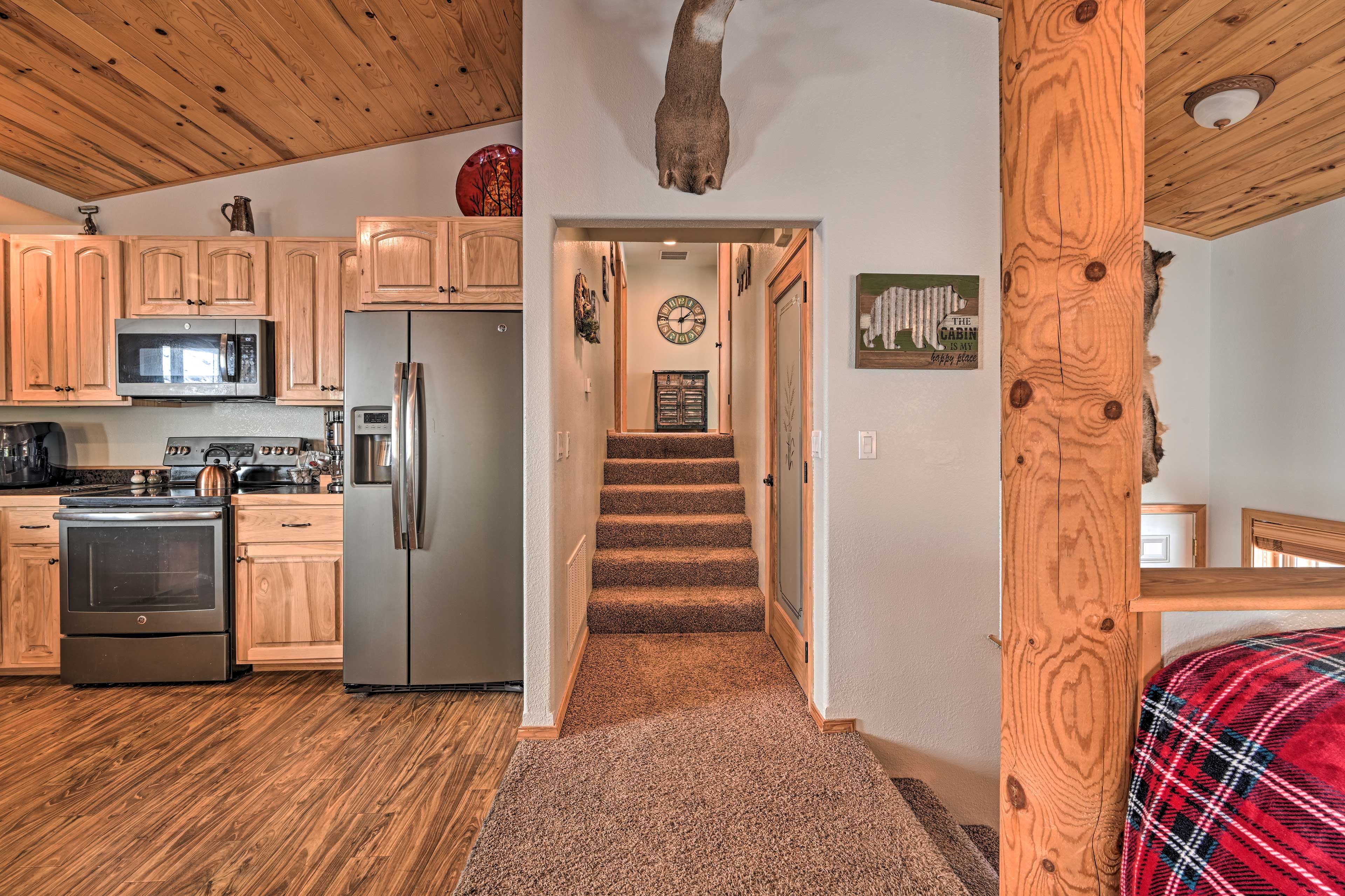 Stairs to Access Upper Level Bedrooms