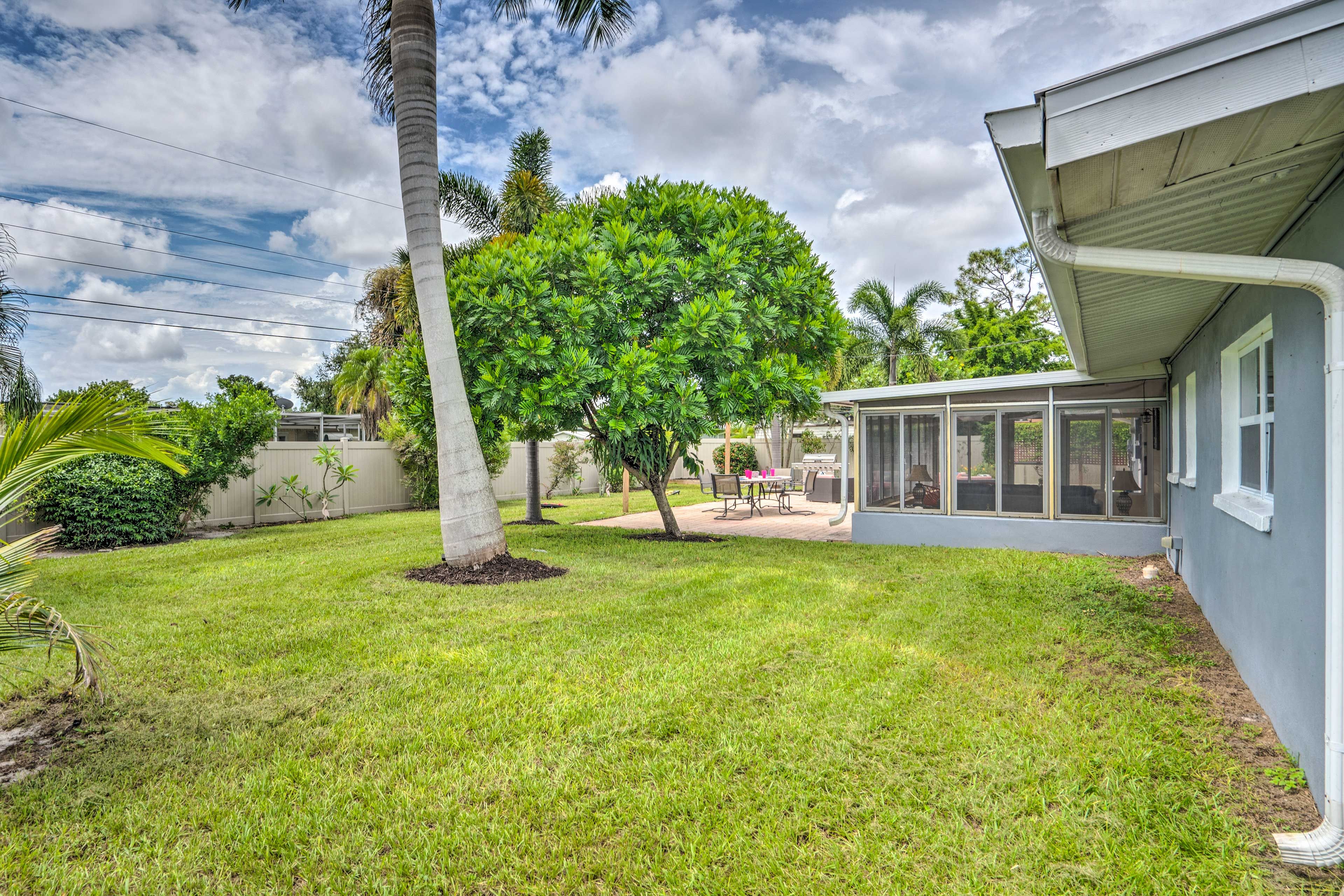 Fenced Backyard