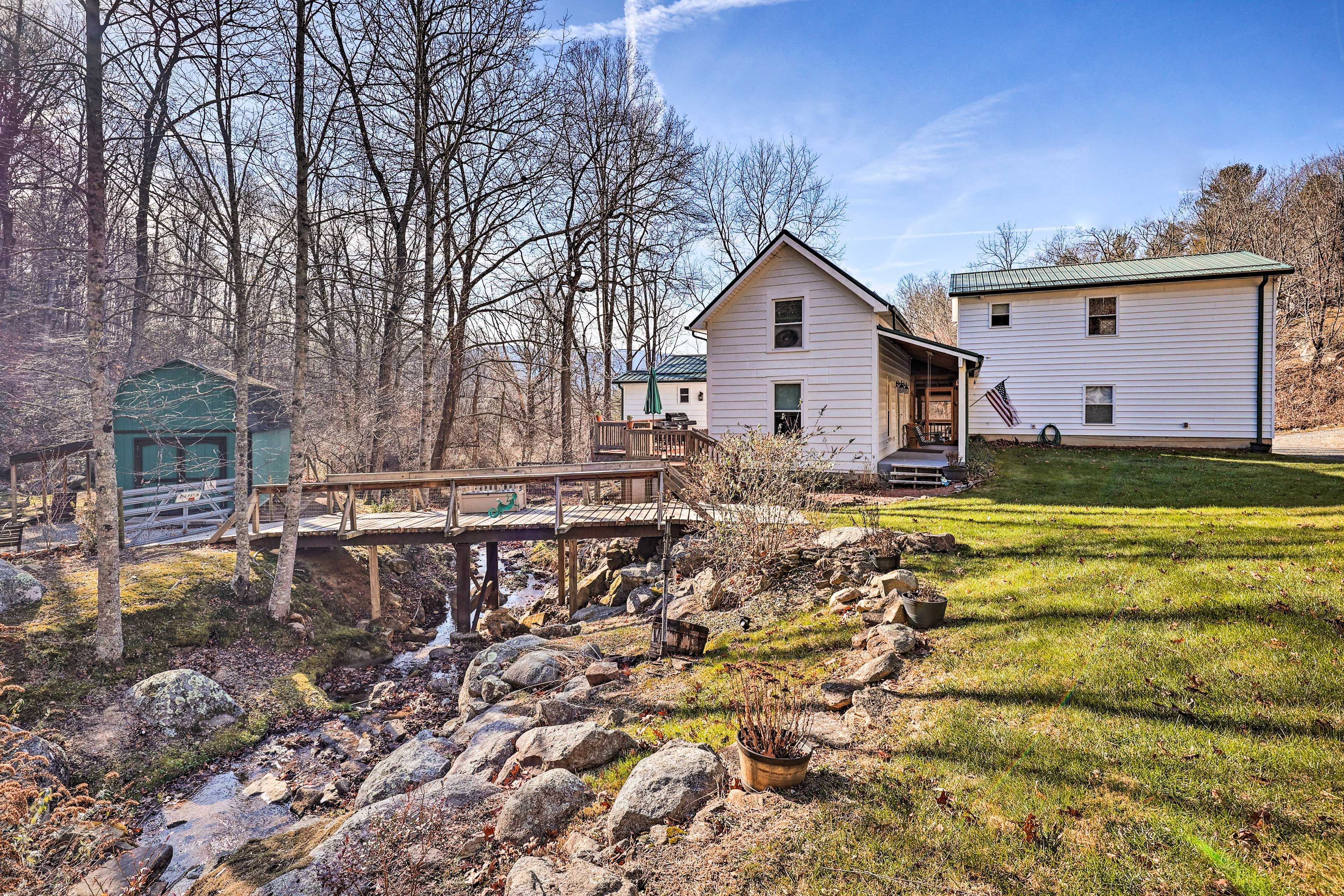 Exterior of Property | Private Yard | Fire Pit
