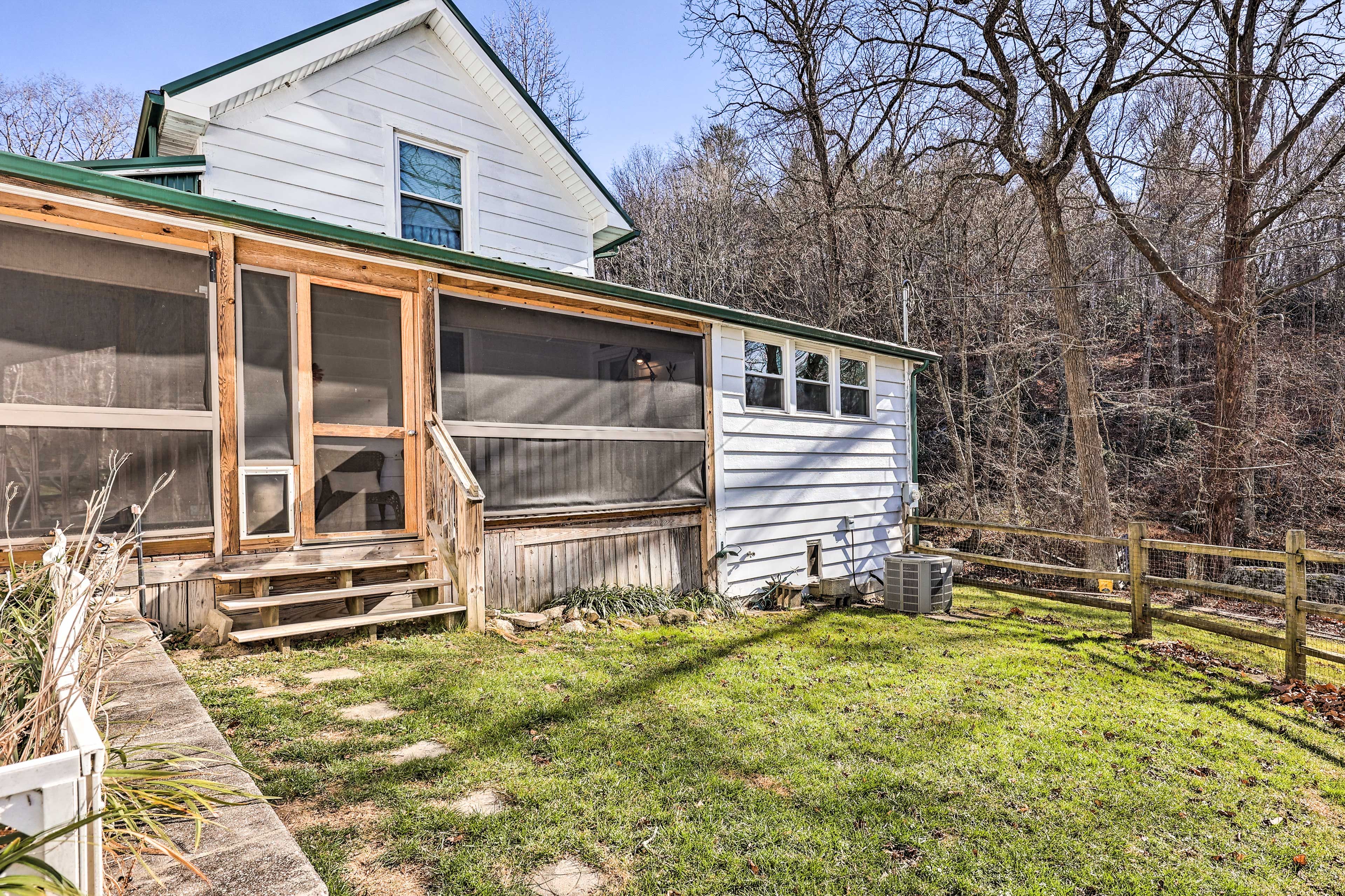 Exterior of Property | Fenced-In Dog Run