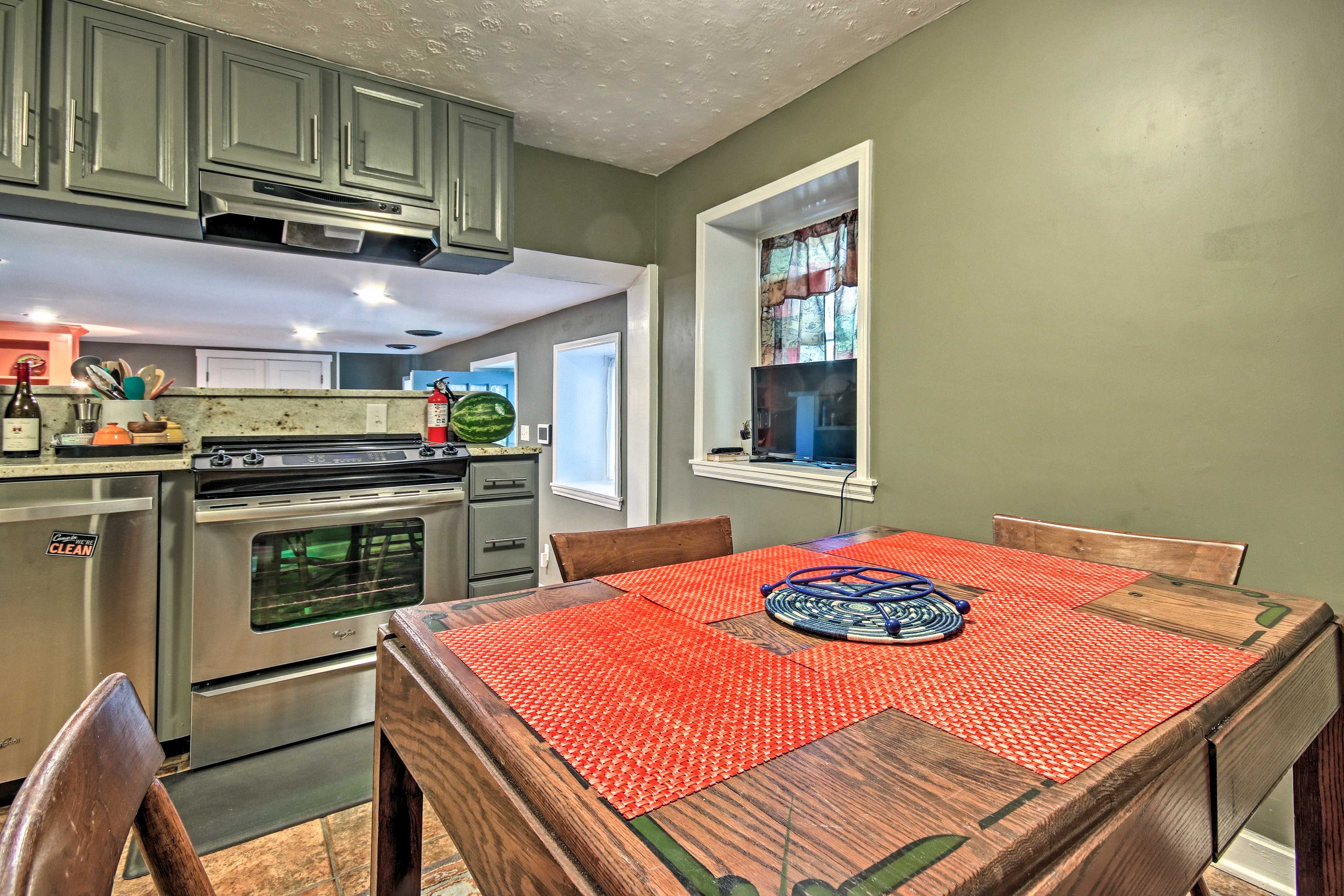 Kitchen | Indoor Dining Area