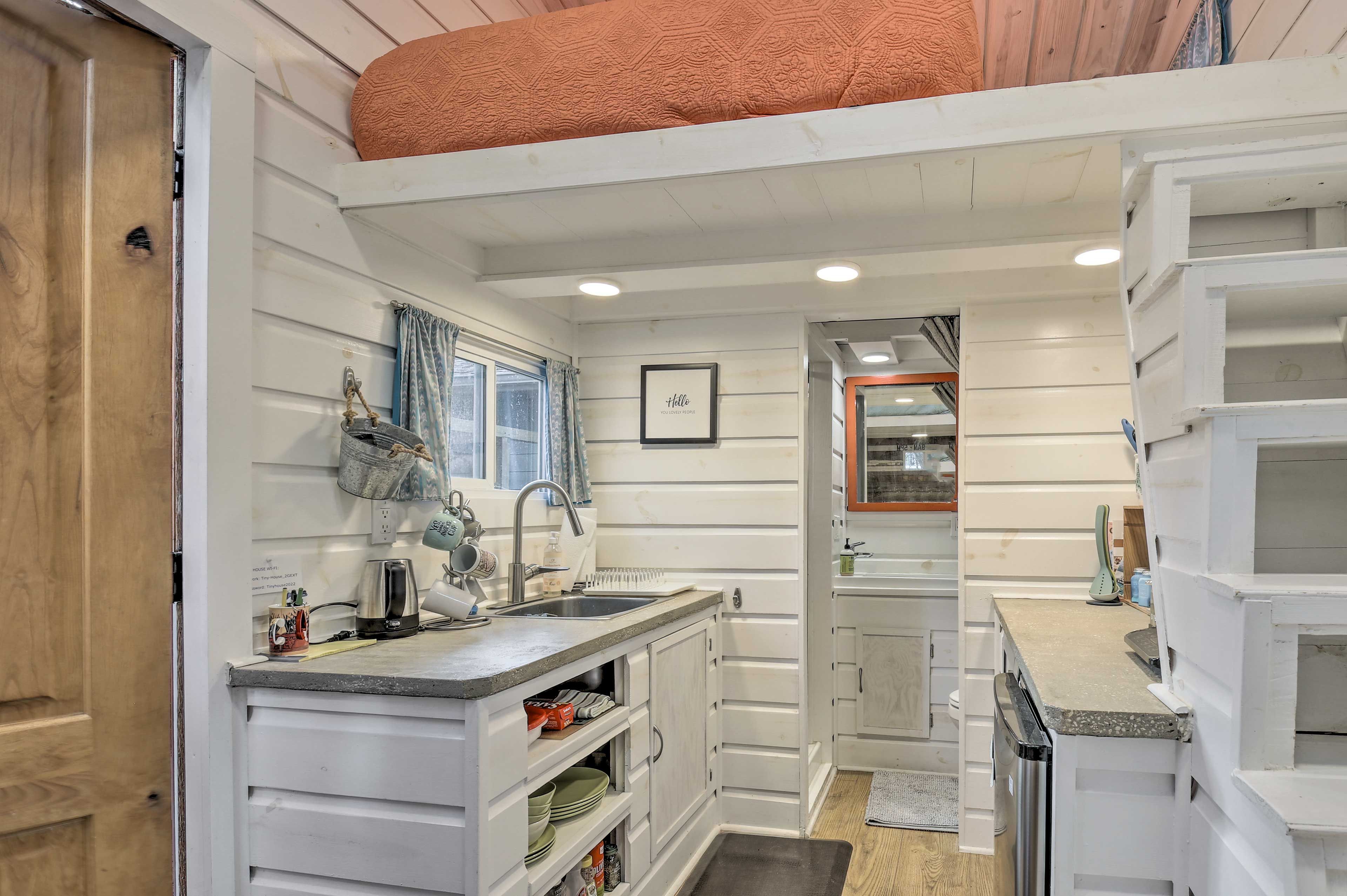 Tiny House Interior | Kitchenette
