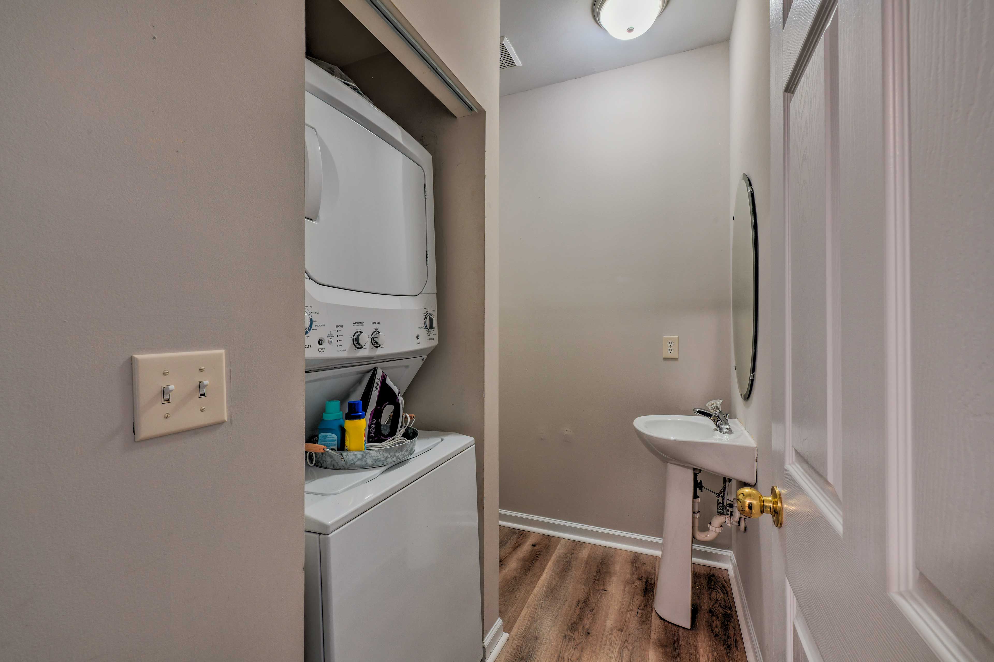 Half Bathroom | In-Unit Washer & Dryer