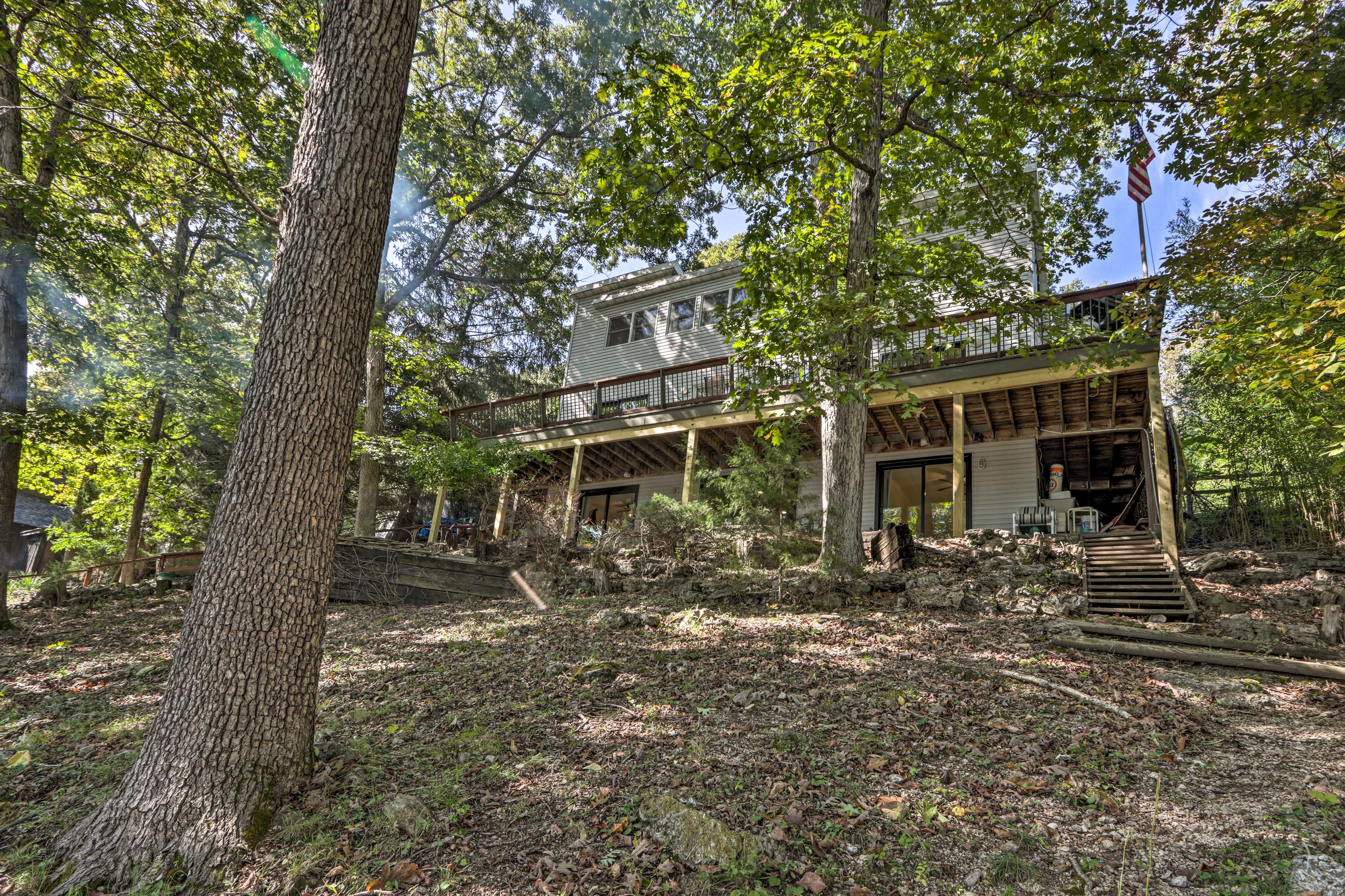 Back Yard & Home Exterior