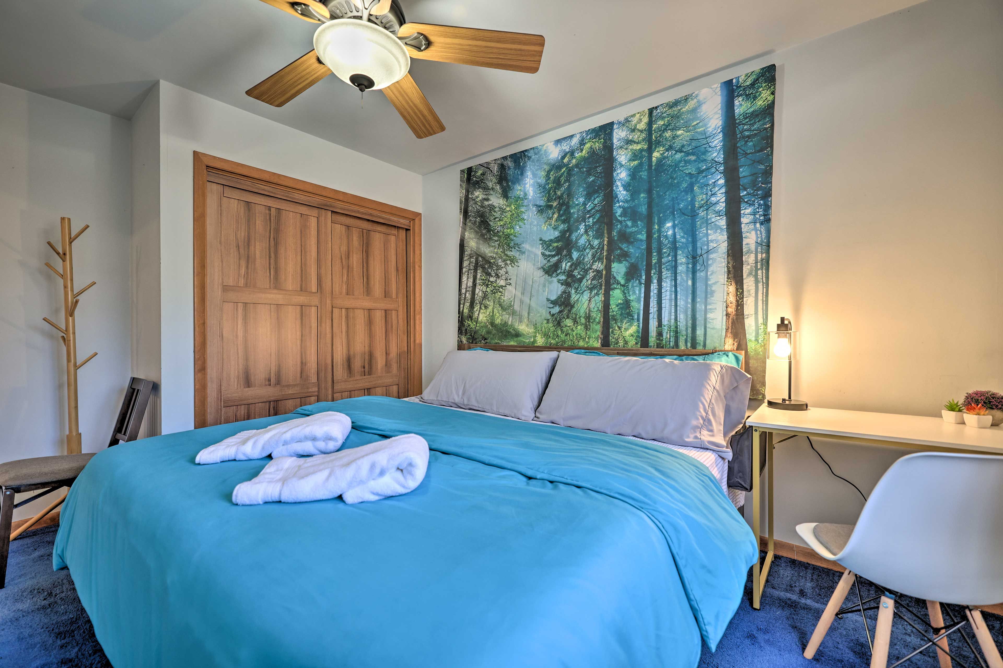 Bedroom 1 | Linens Provided | Window A/C Units