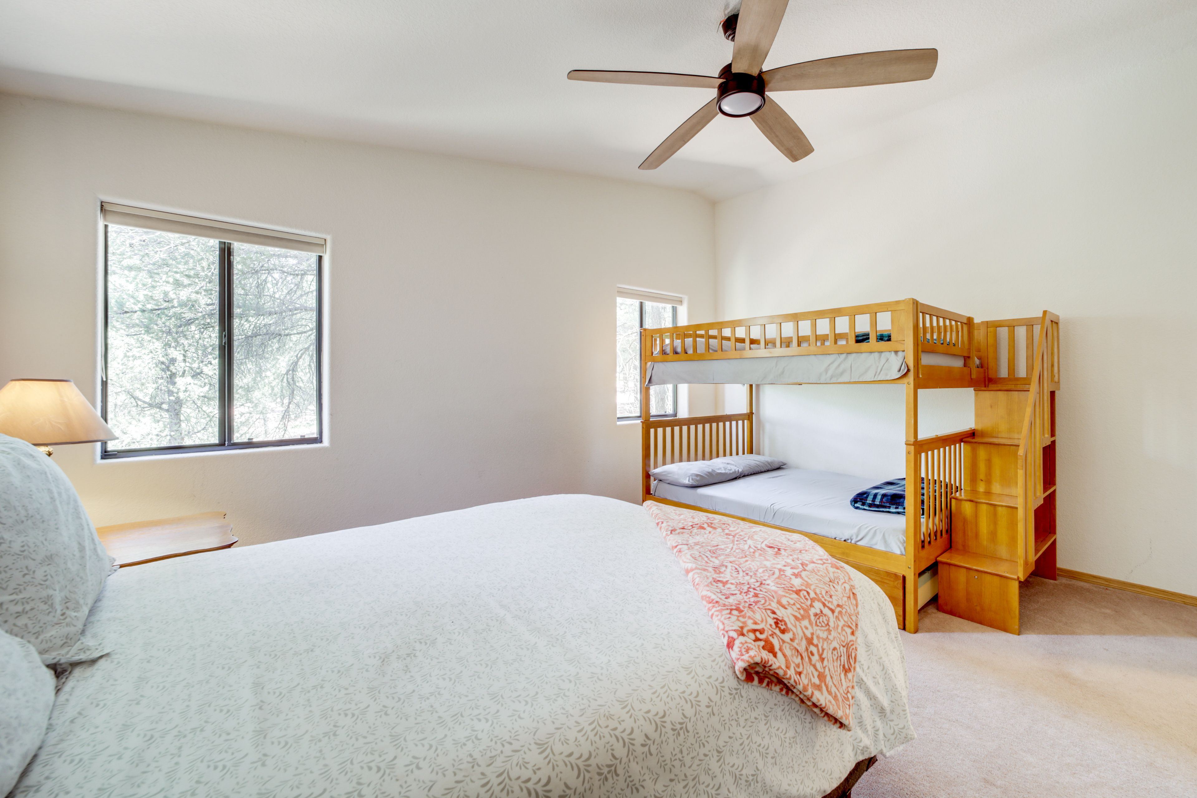 Bedroom 2 | Queen Bed | Full Bunk Bed w/ Twin Trundle