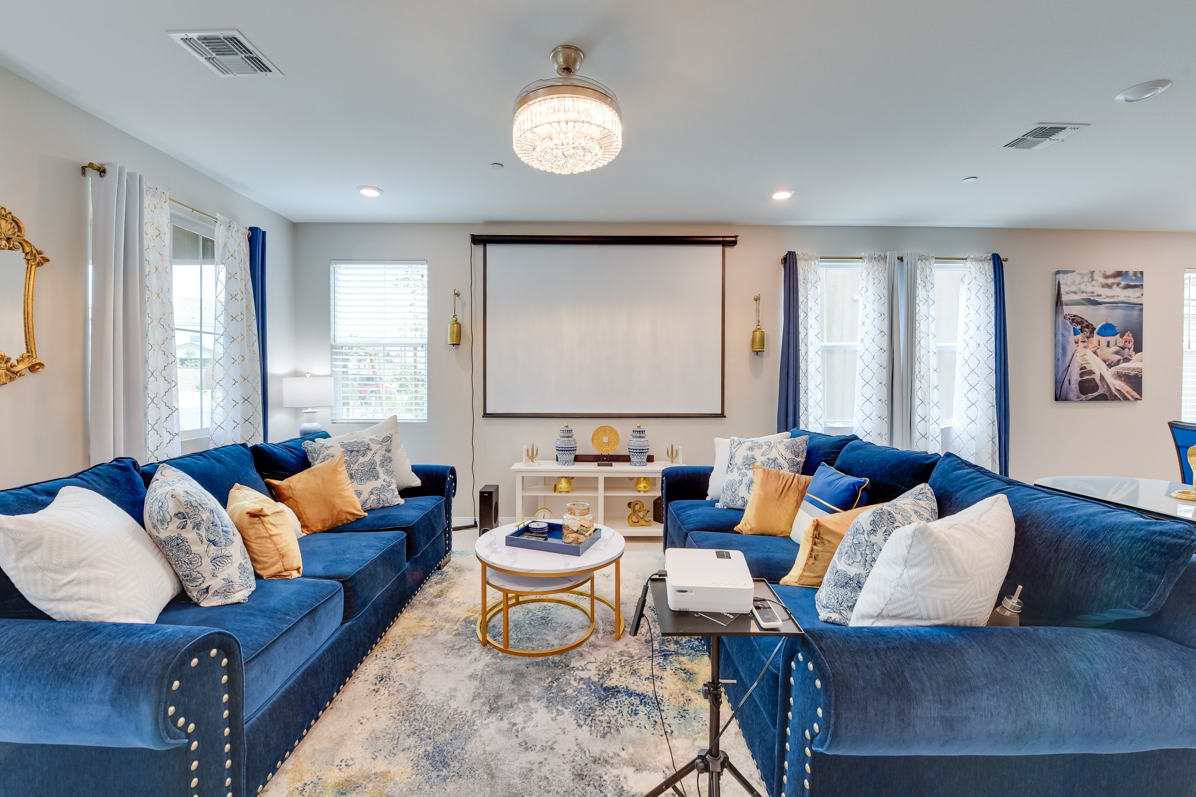 Living Room | Projector Screen | 1st Floor