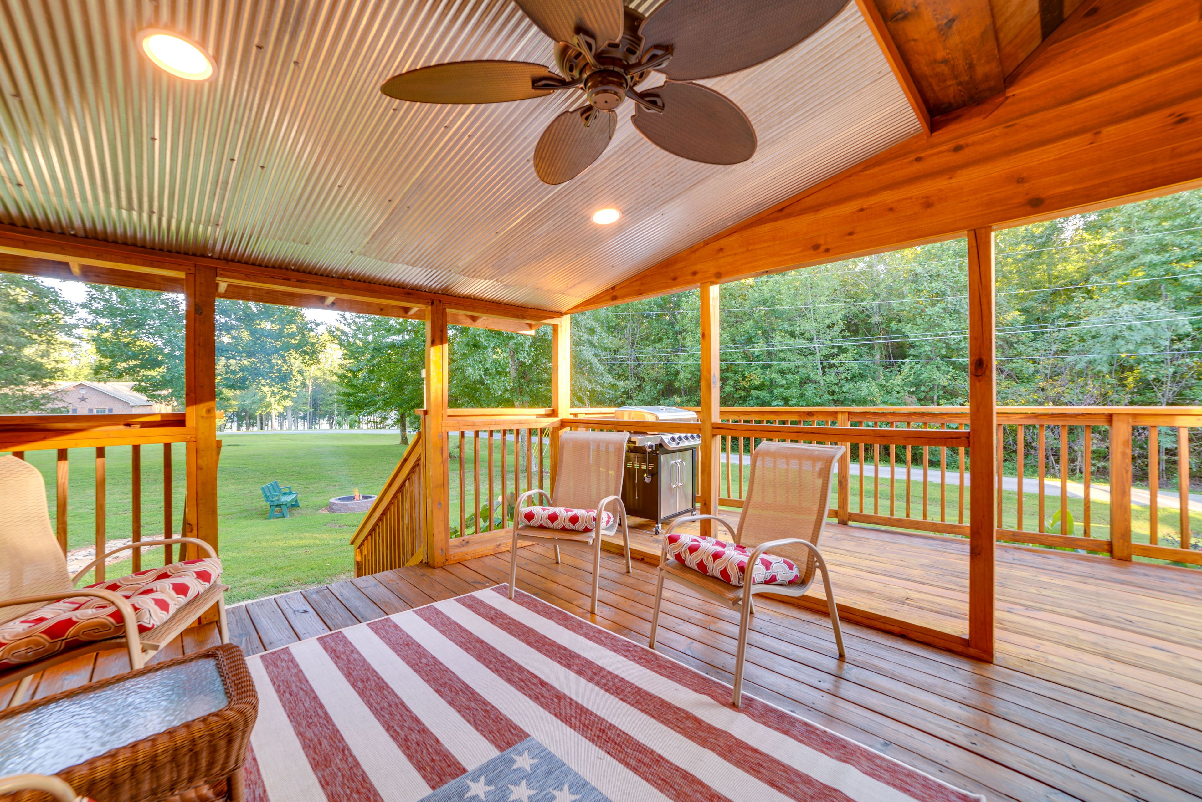 Covered Deck | Stairs Required | Private Yard