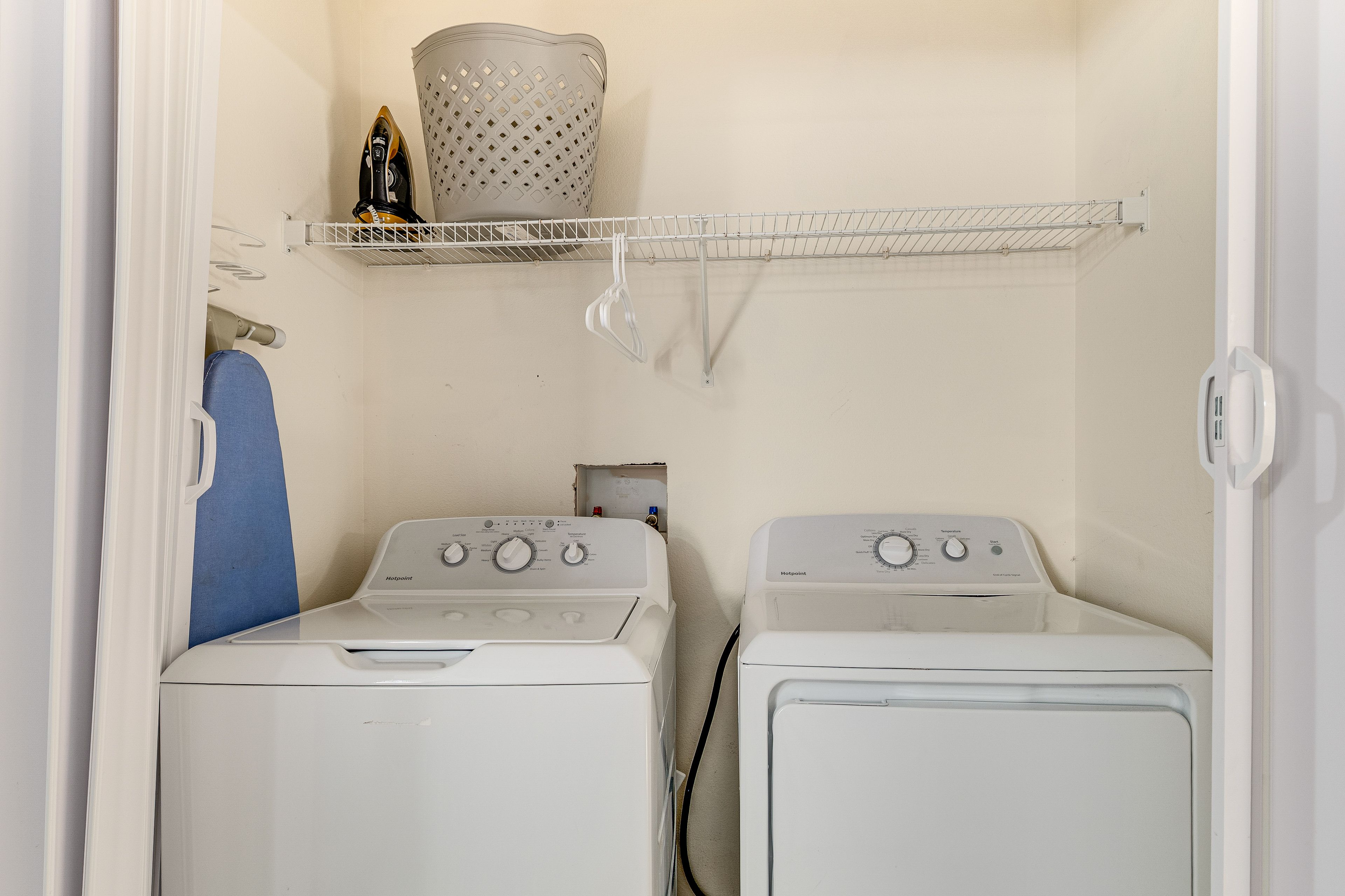 In-Unit Laundry | Iron & Board
