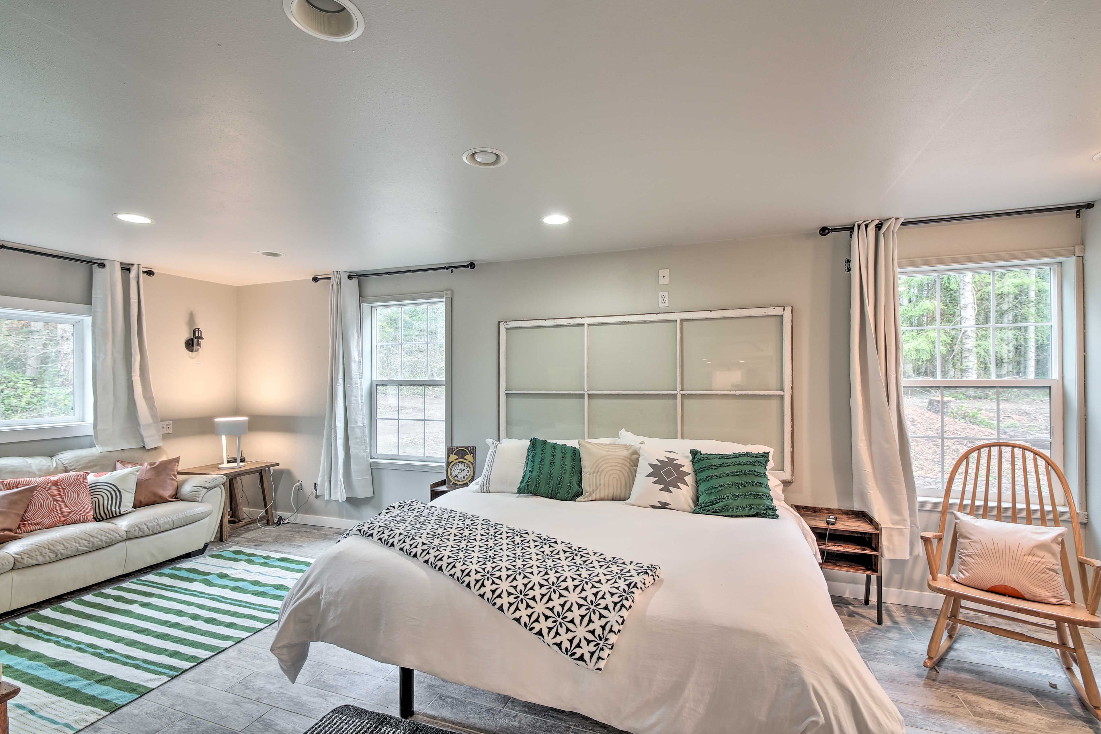 Bedroom | King Bed | Queen Air Mattress Available