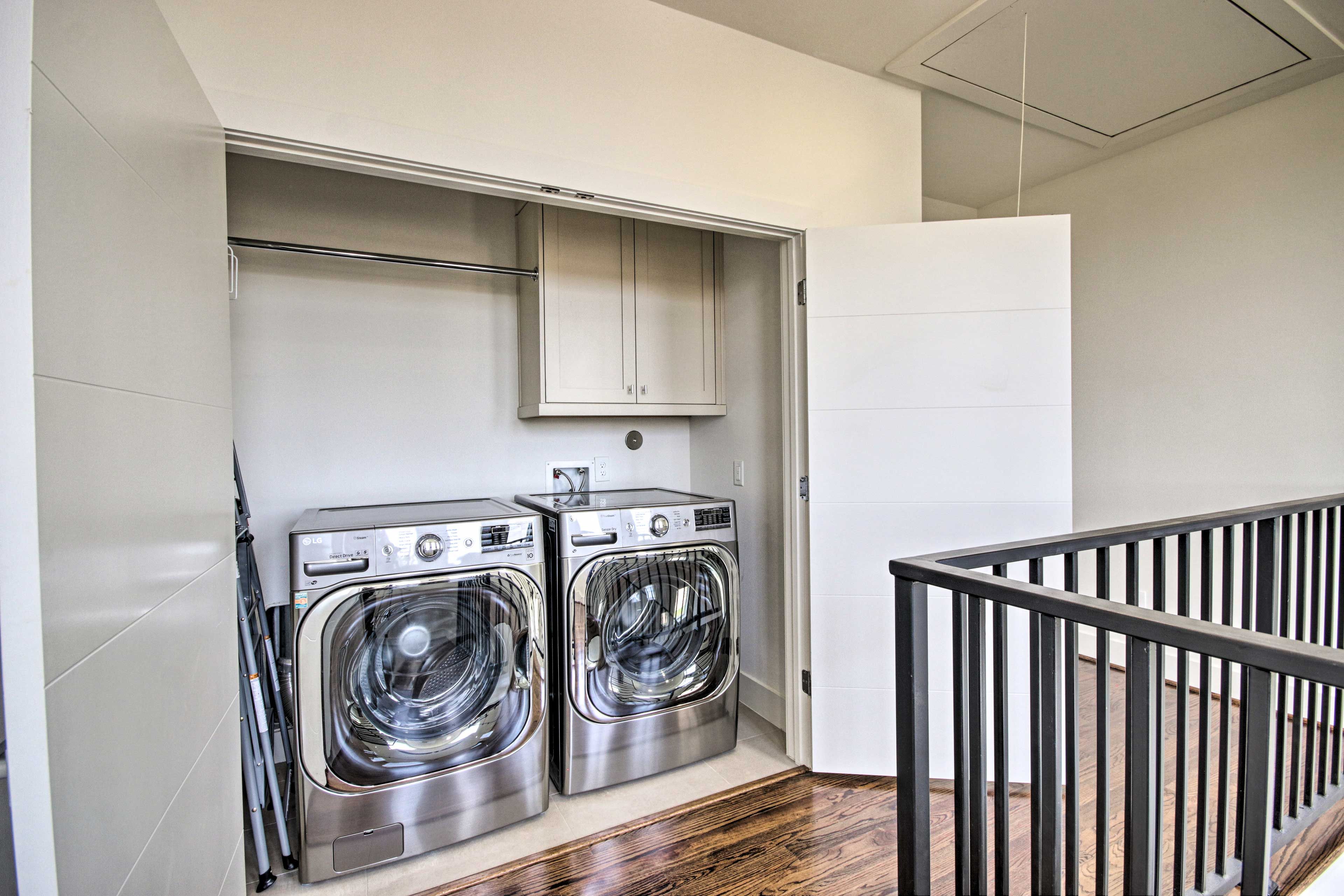 In-Unit Washer & Dryer | Upstairs Access