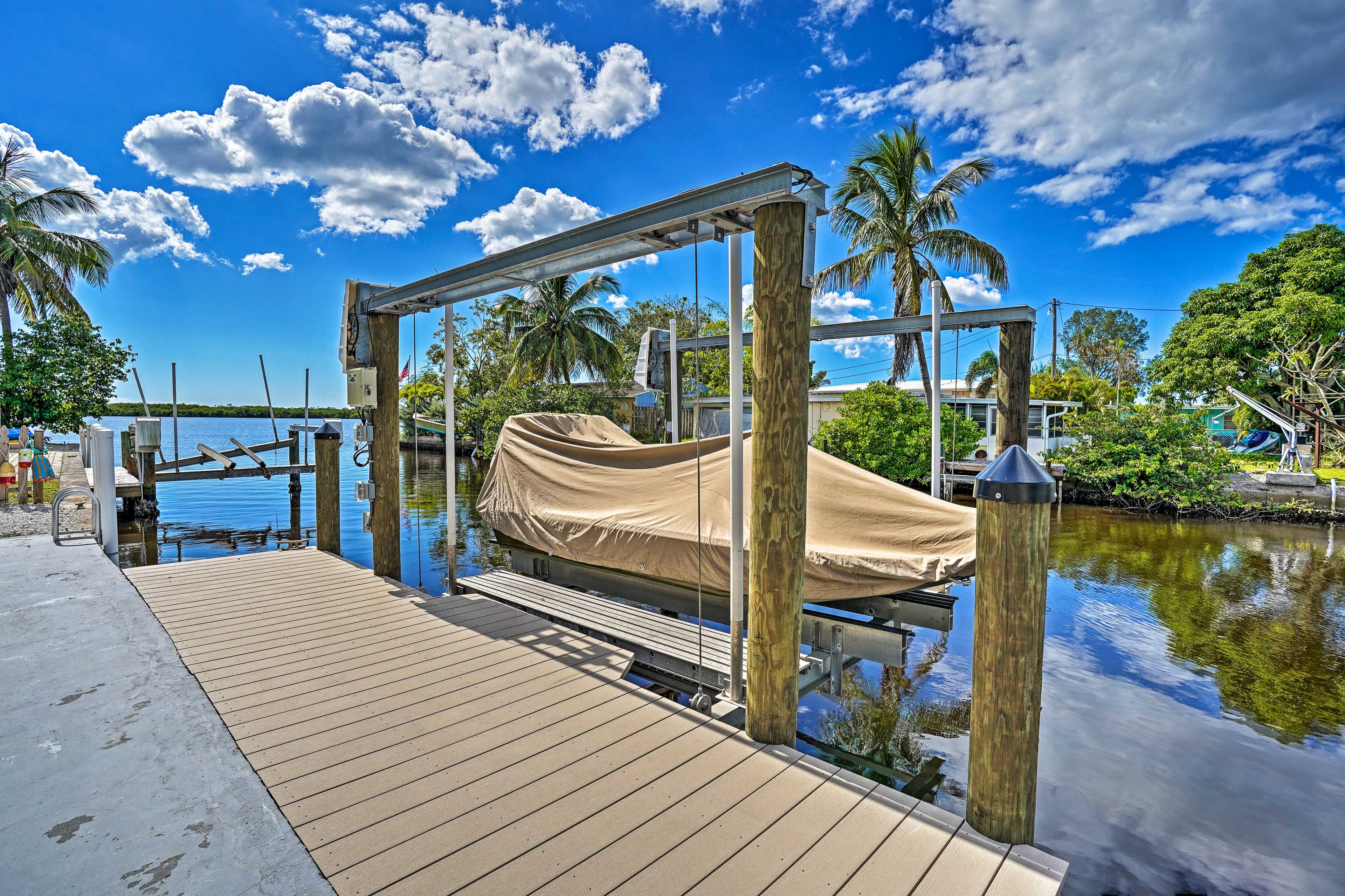 Private Boat Dock | Guest Mooring (18')