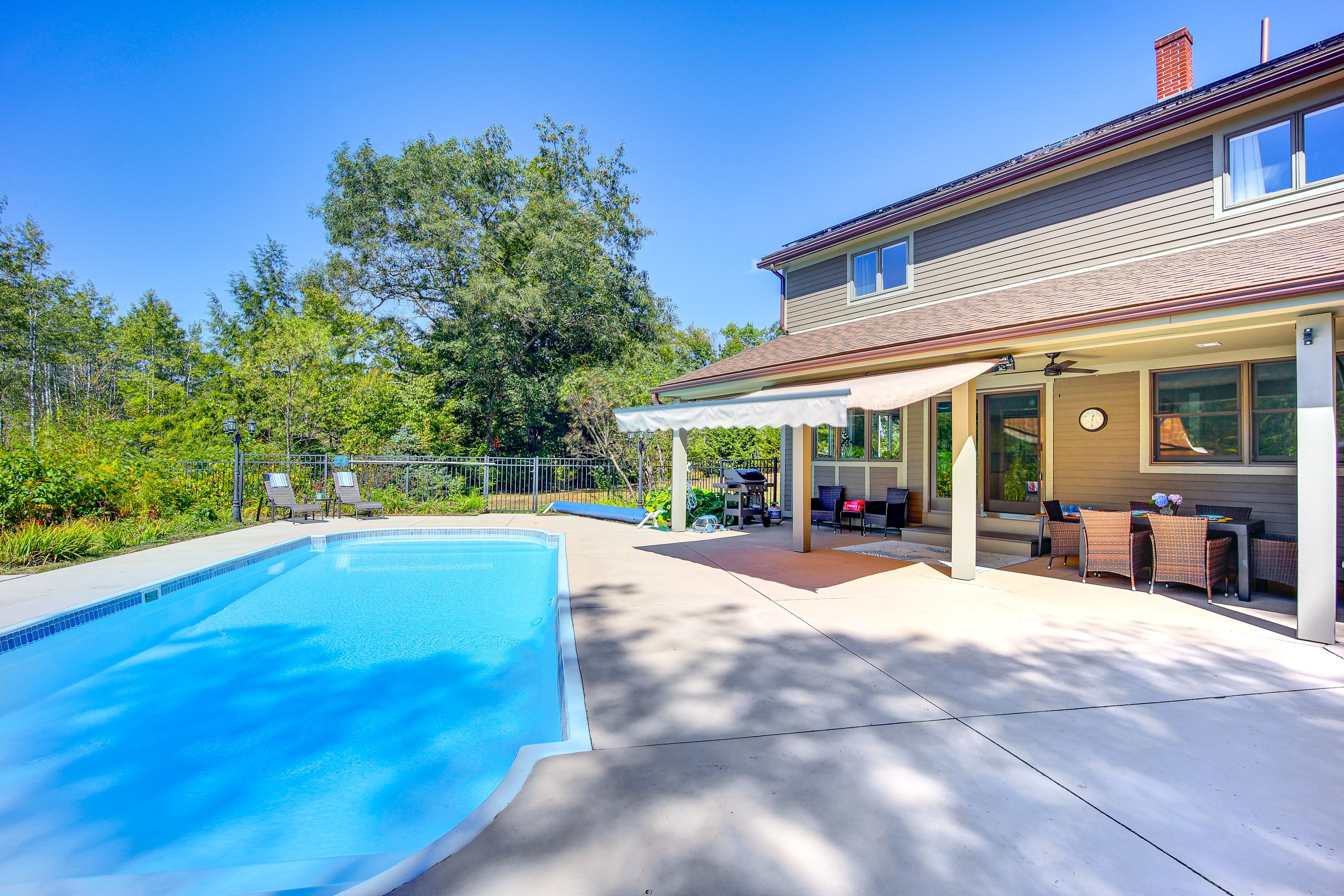 Backyard | Seasonal Pool | Mountain Views