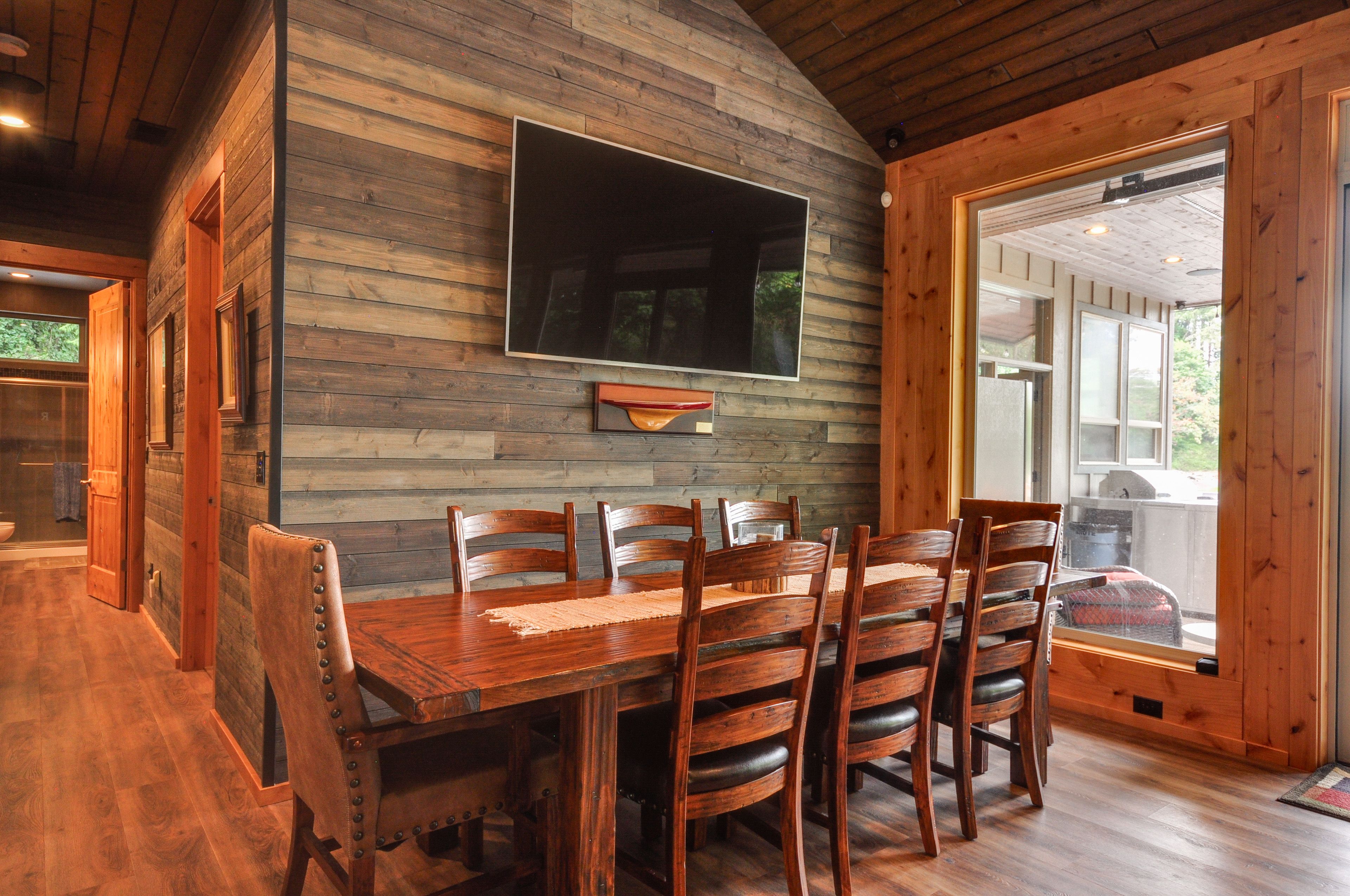 Living Room | 8-Person Dining Table | Entryway | Keyless Entry