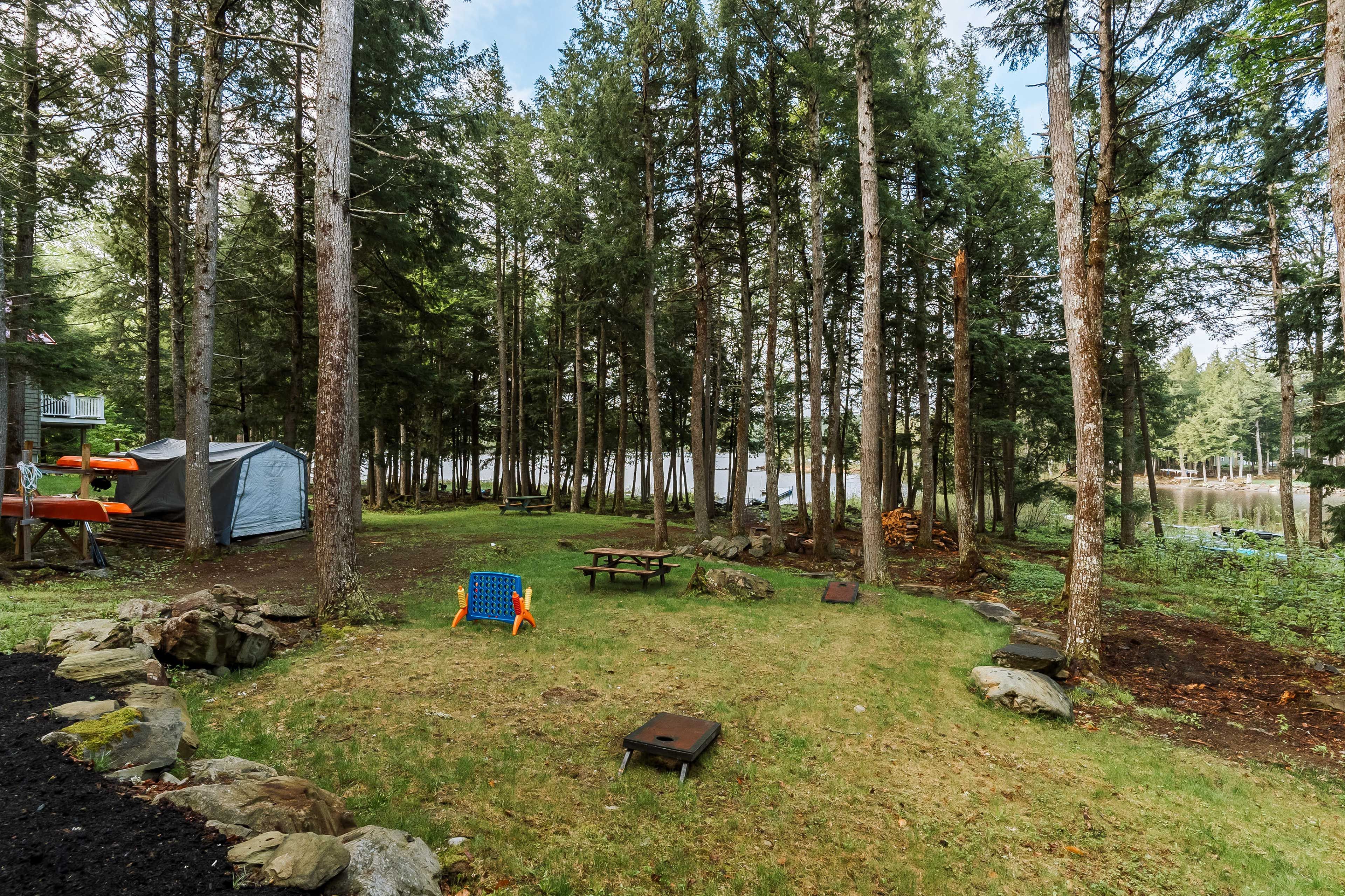 Outdoor Space | Cornhole | Fire Pit | Lounge Furniture | Gas Grill