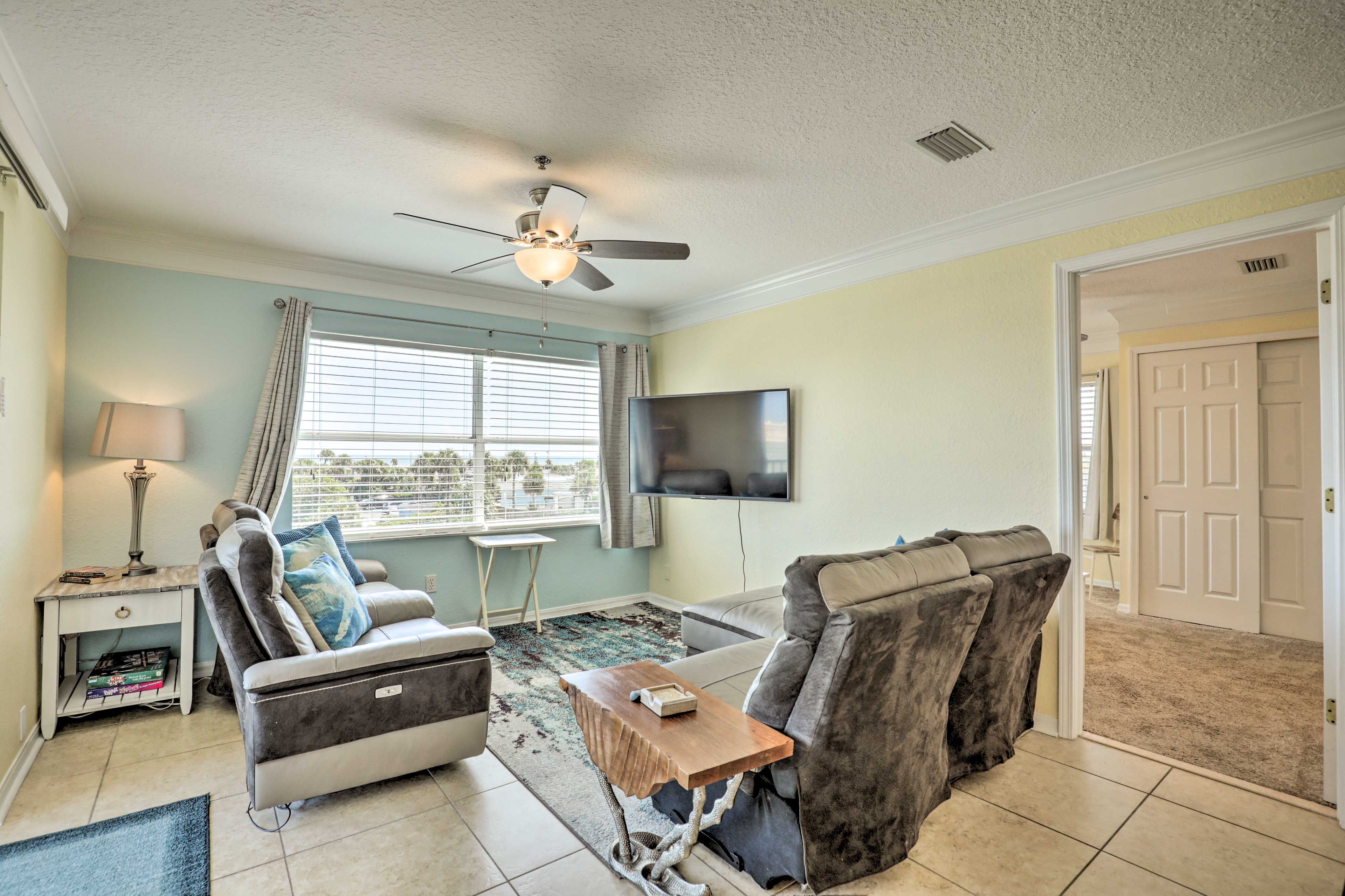 St. Augustine Vacation Rental | 1BR | 2BA | 3rd-Story Condo | Stairs Required