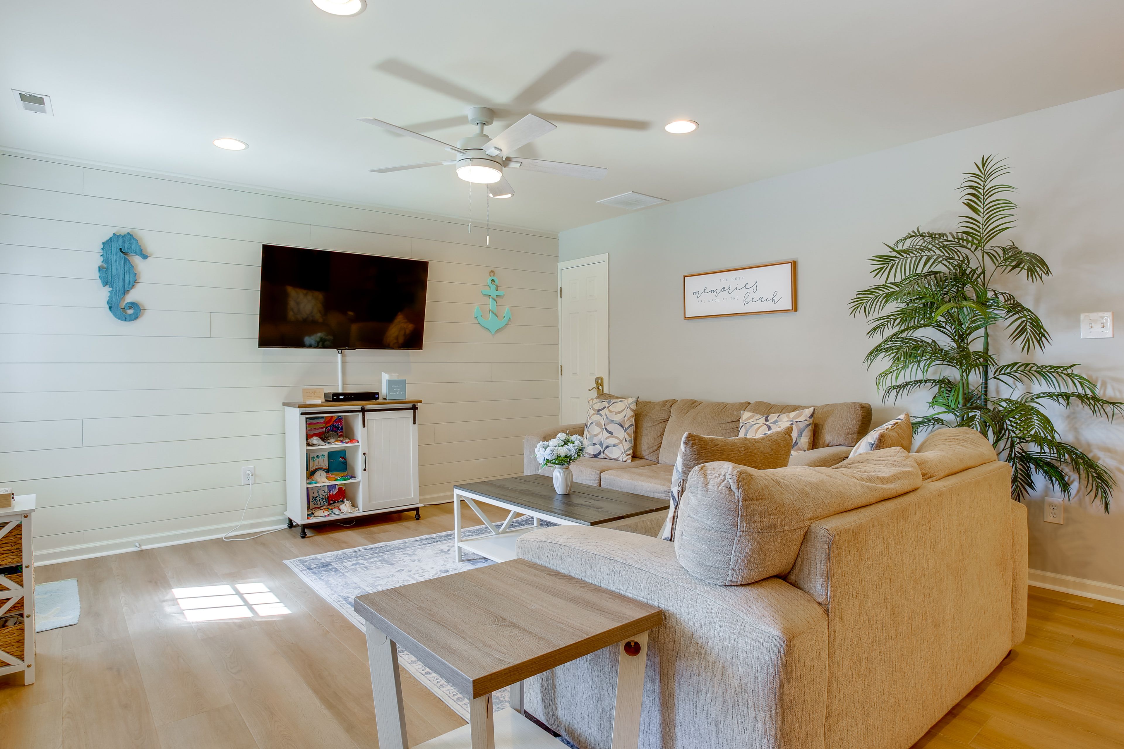 Brigantine Vacation Rental | 3BR | 2BA | 2nd-Floor Unit | Stairs Required