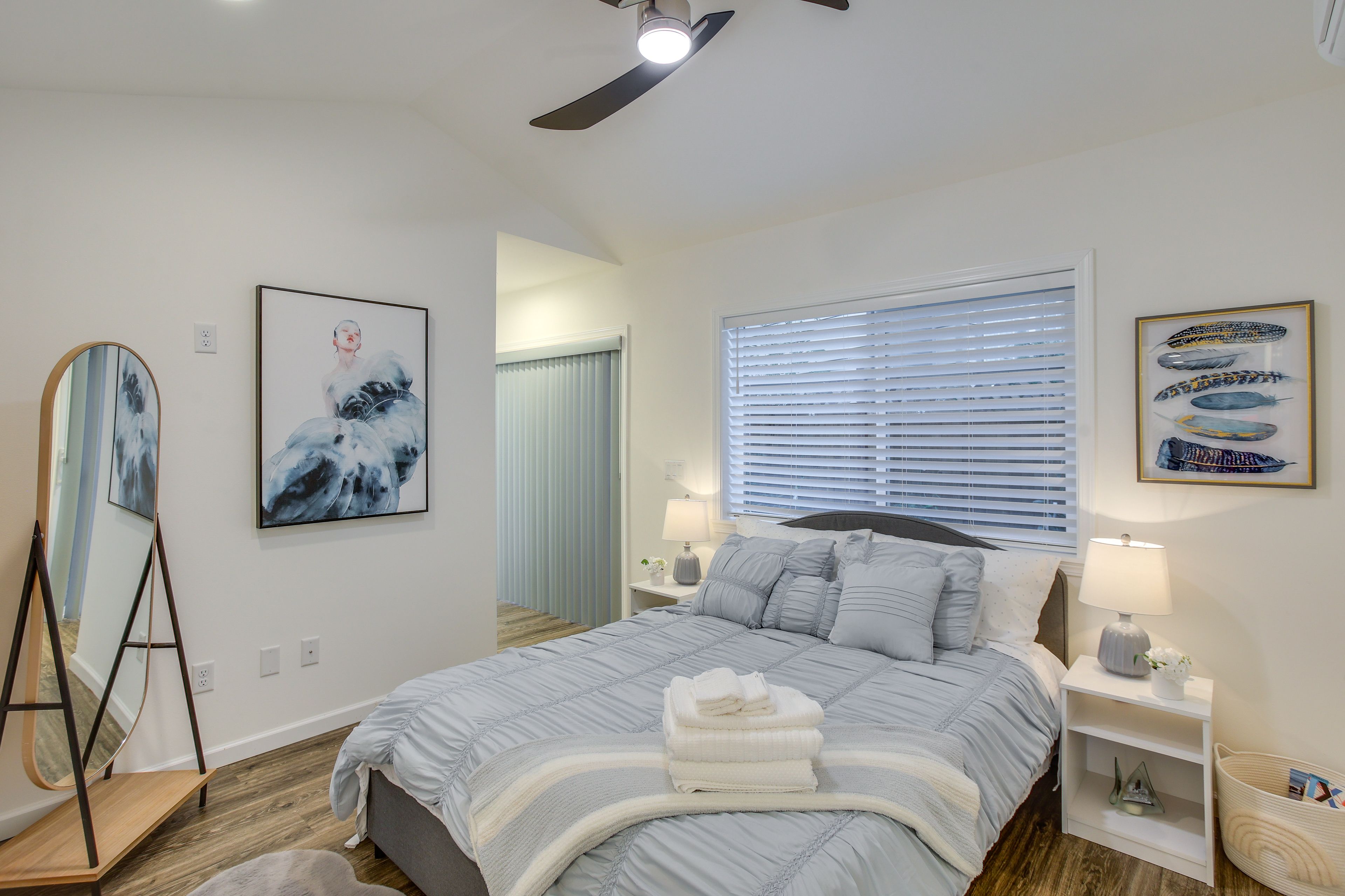 Bedroom 2 | Queen Bed | En-Suite Bathroom | Patio Access
