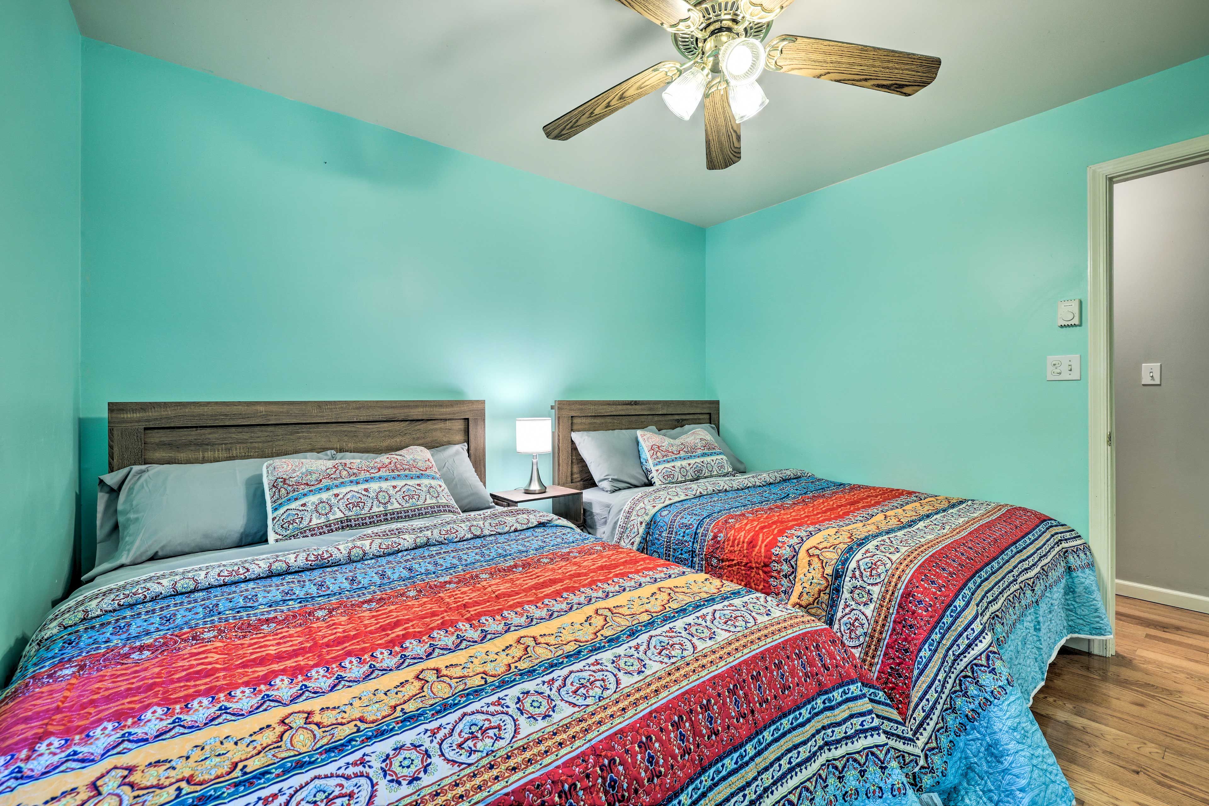 Bedroom 3 | Electric Fireplace