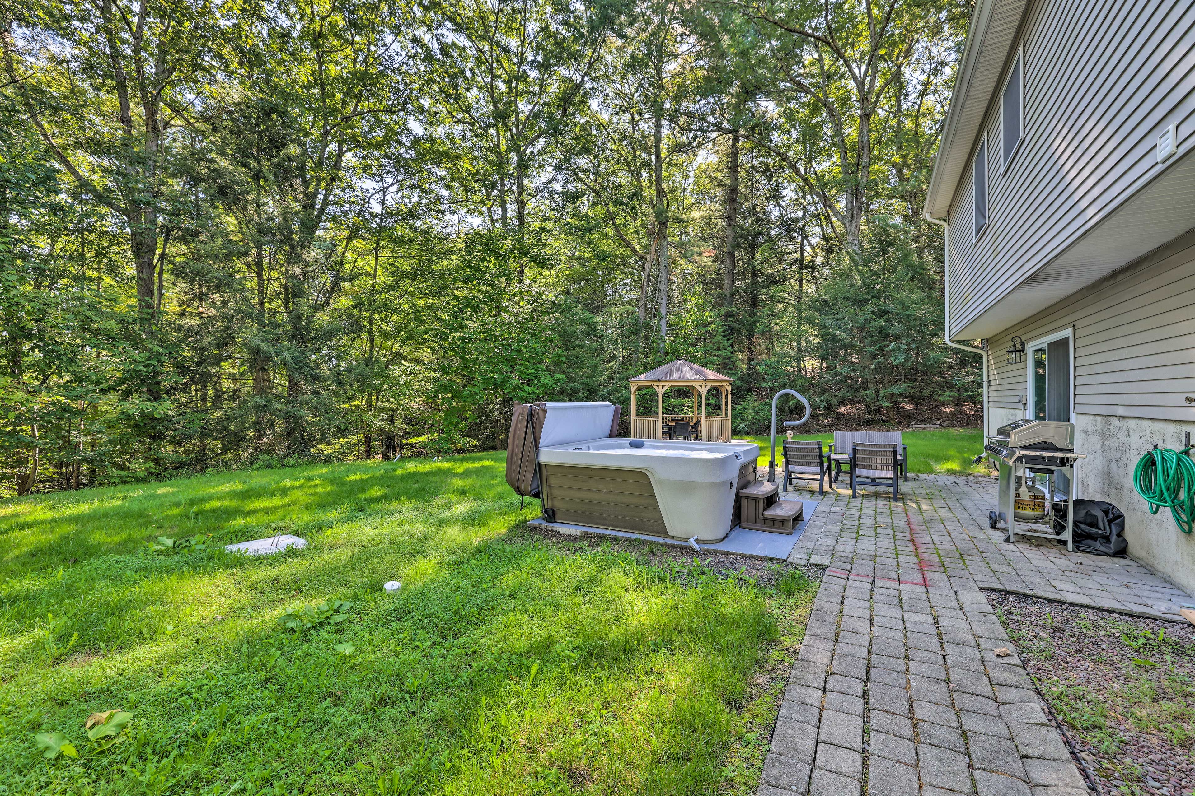 Spacious Yard | 1 Exterior Security Camera (Facing Out)
