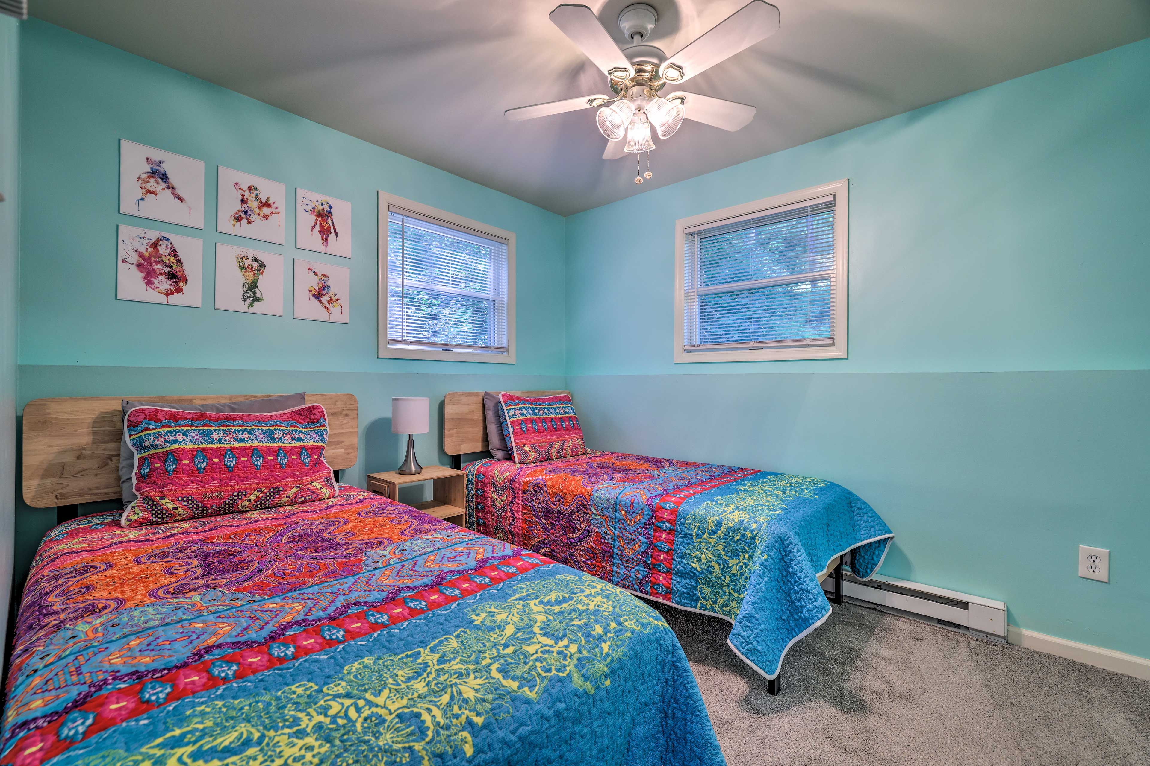 Den 2 | 2 Twin Beds | Ground Floor