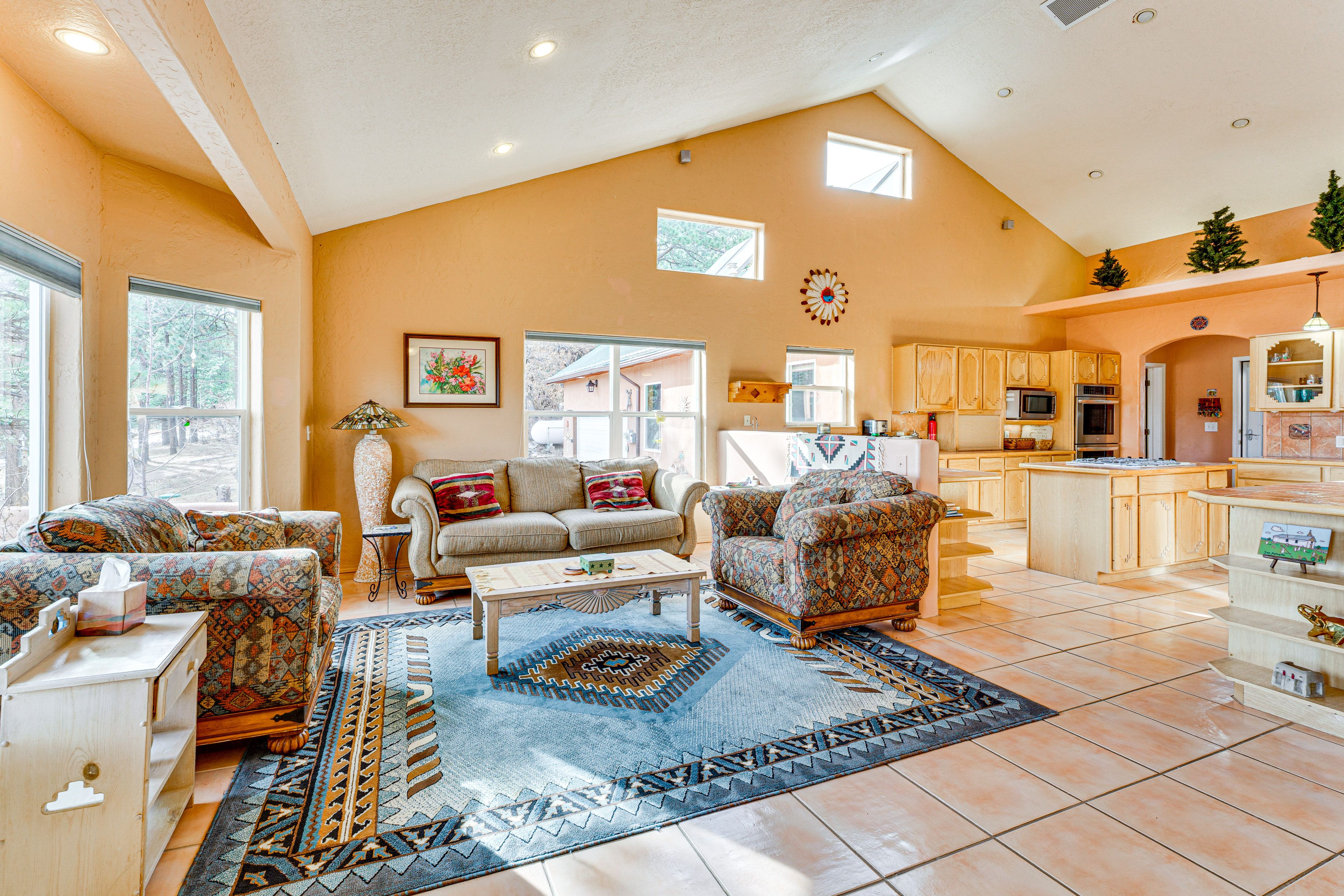 Single-Story Home | Wood-Burning Stove