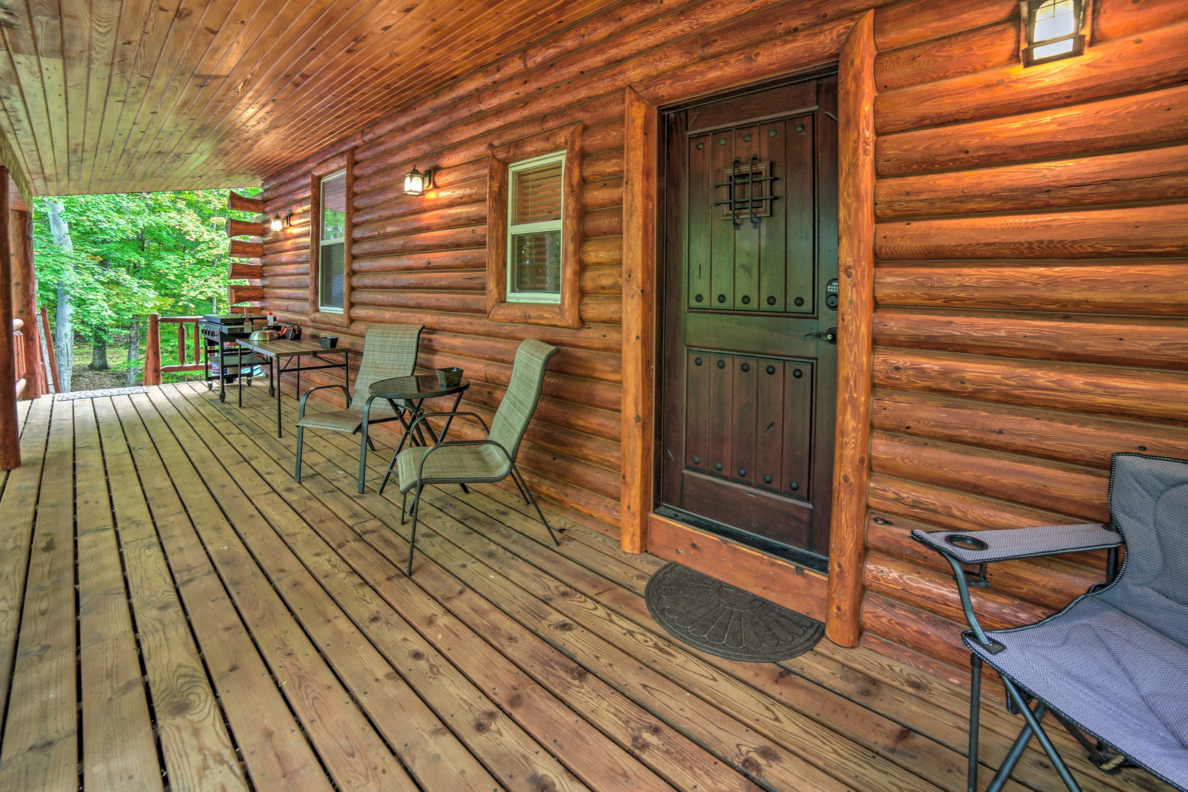 Wraparound Deck | Side Entrance | Outdoor Seating
