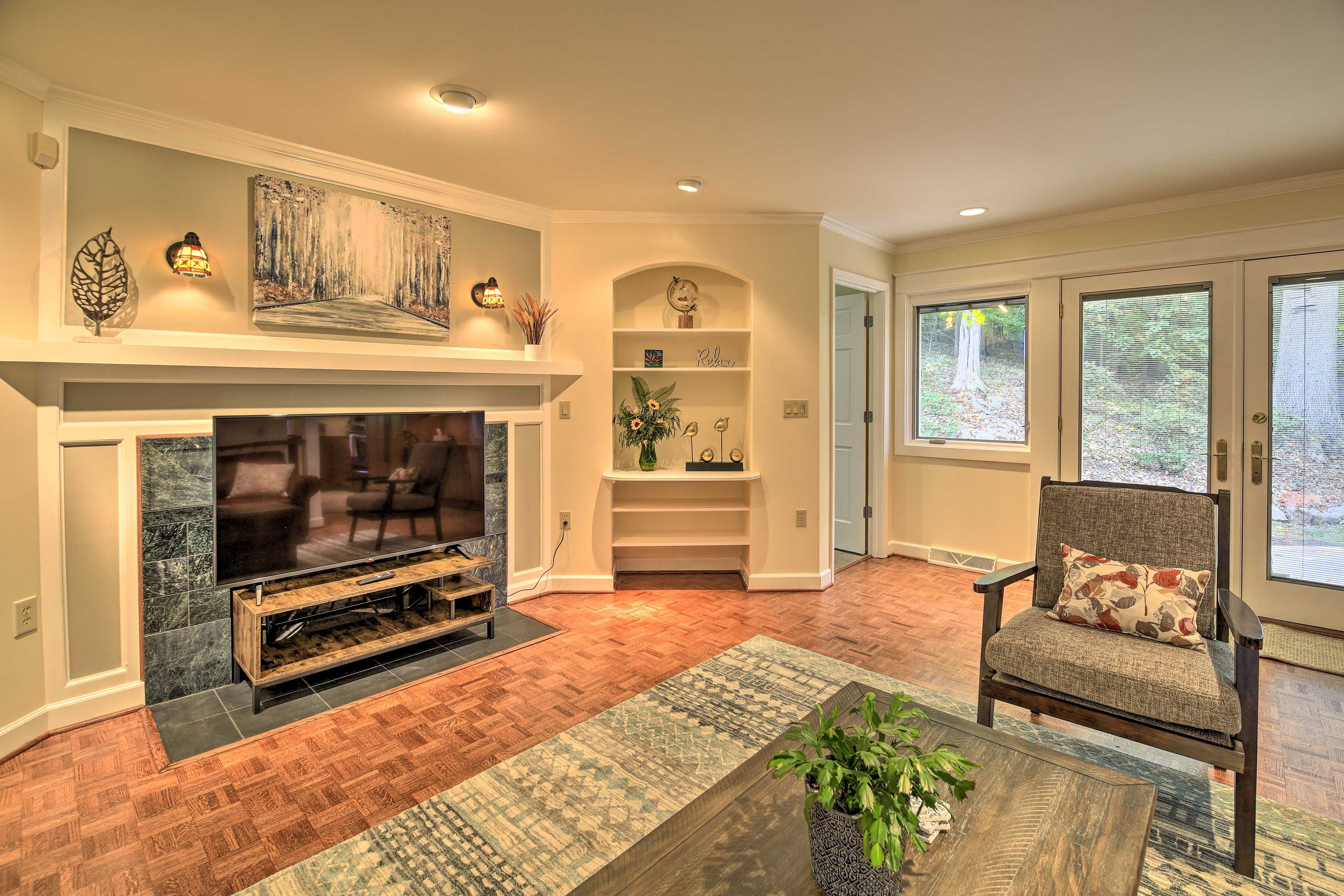 Living Room | Books & Board Games Available