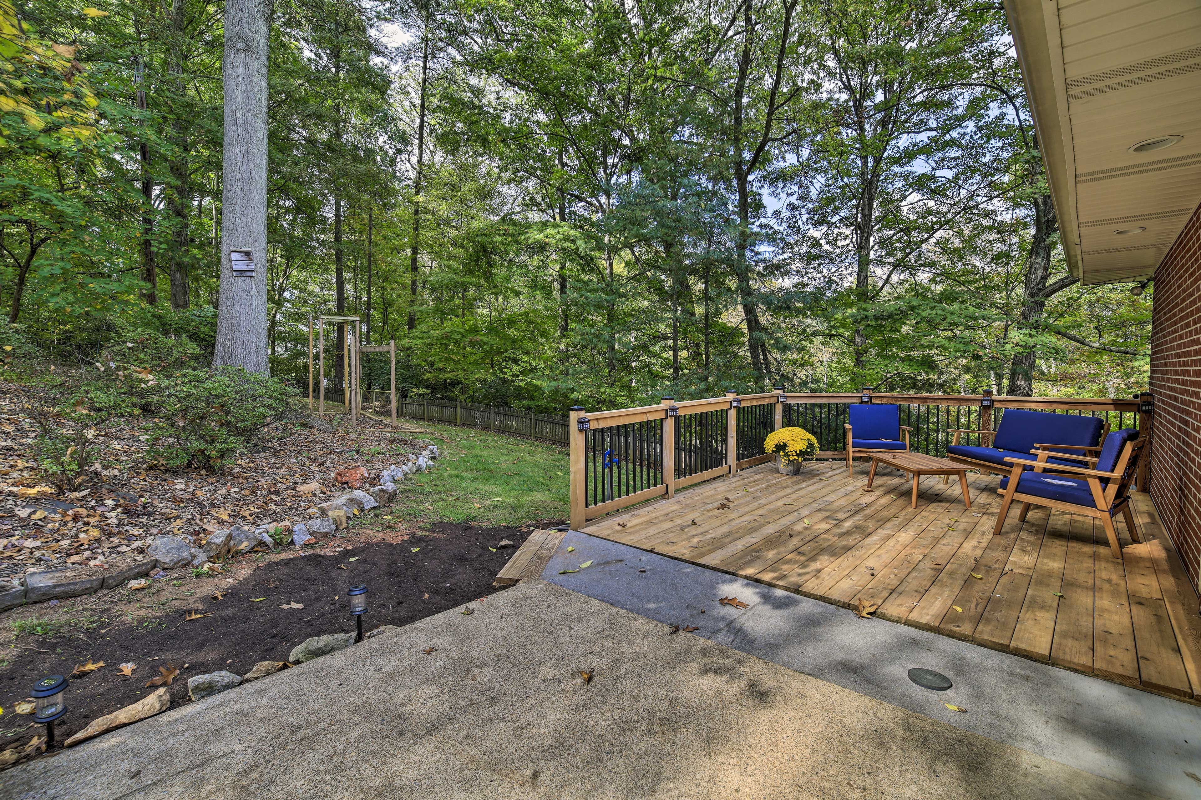 Deck | Wooded Views