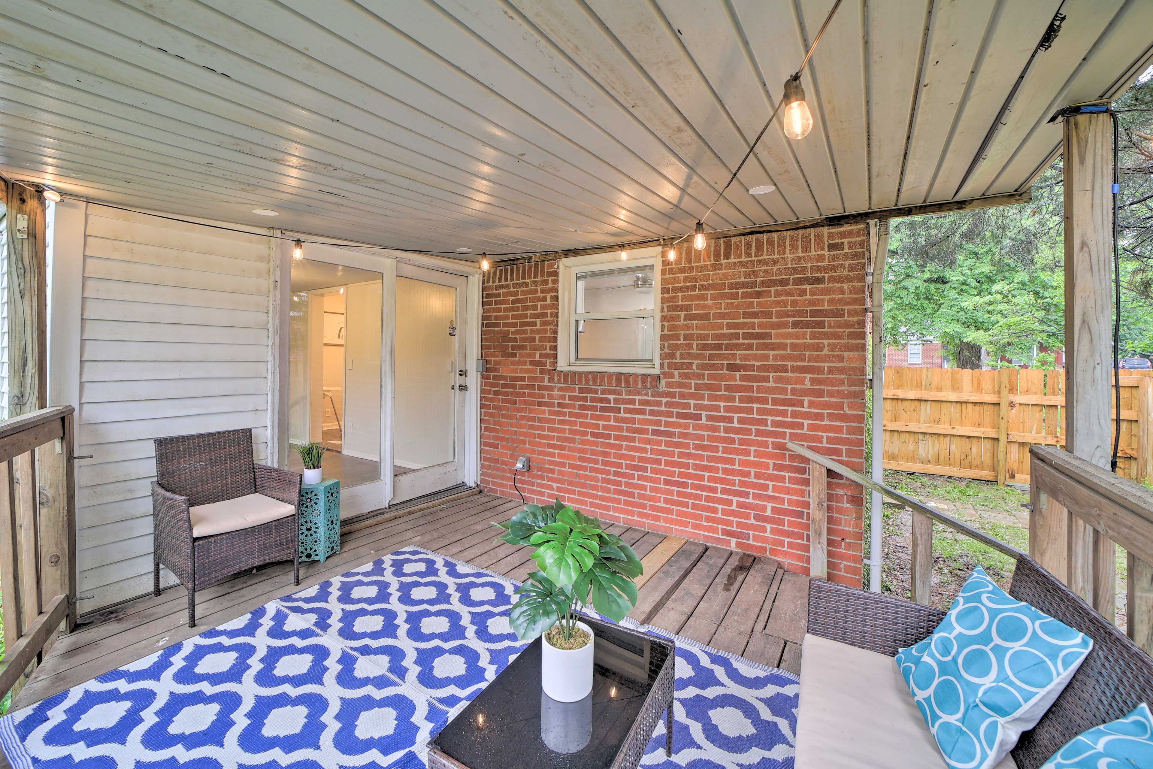 Covered Deck | Fenced Backyard | Swing Set