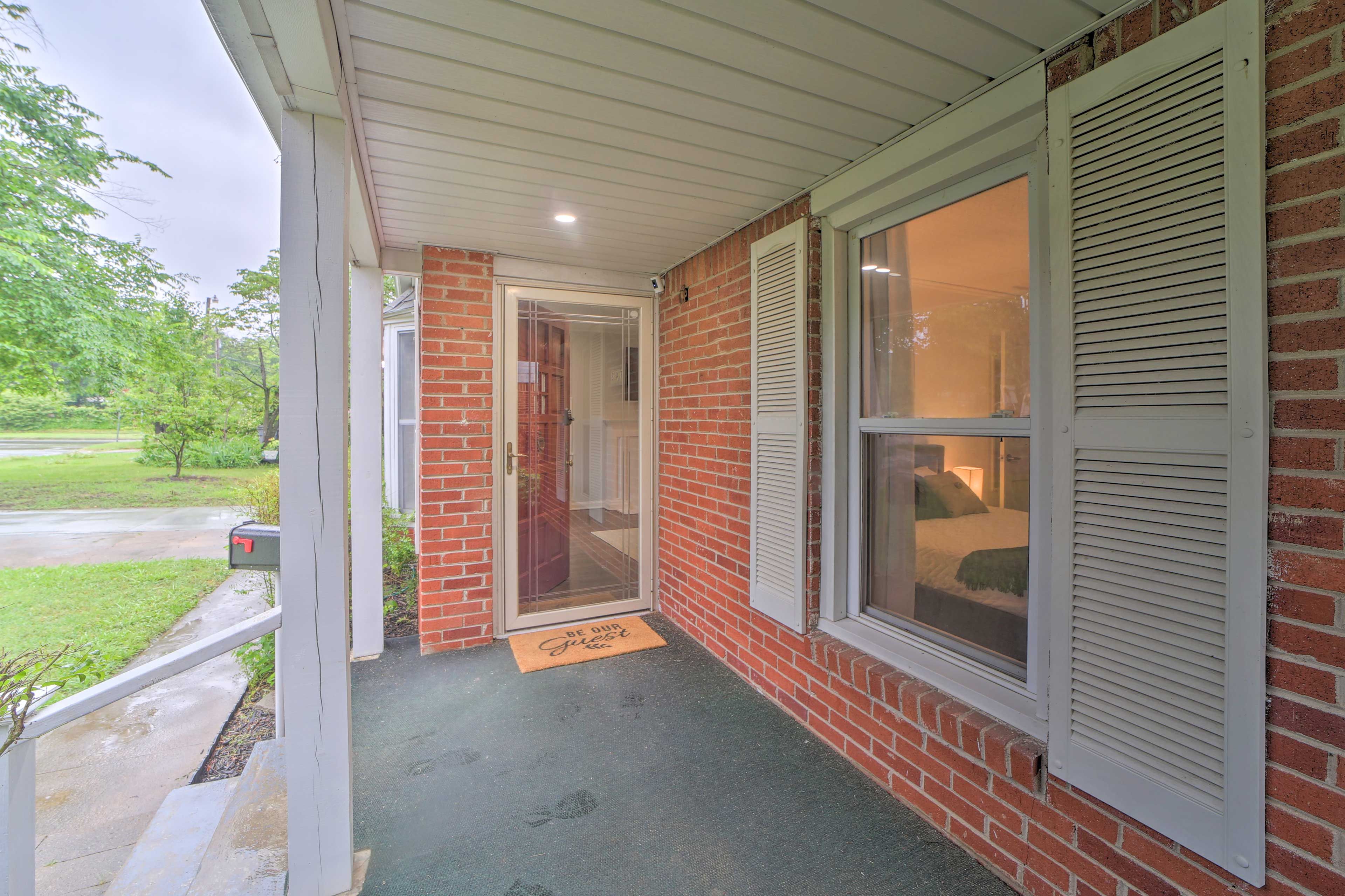 Front Porch | 3 Exterior Security Cameras