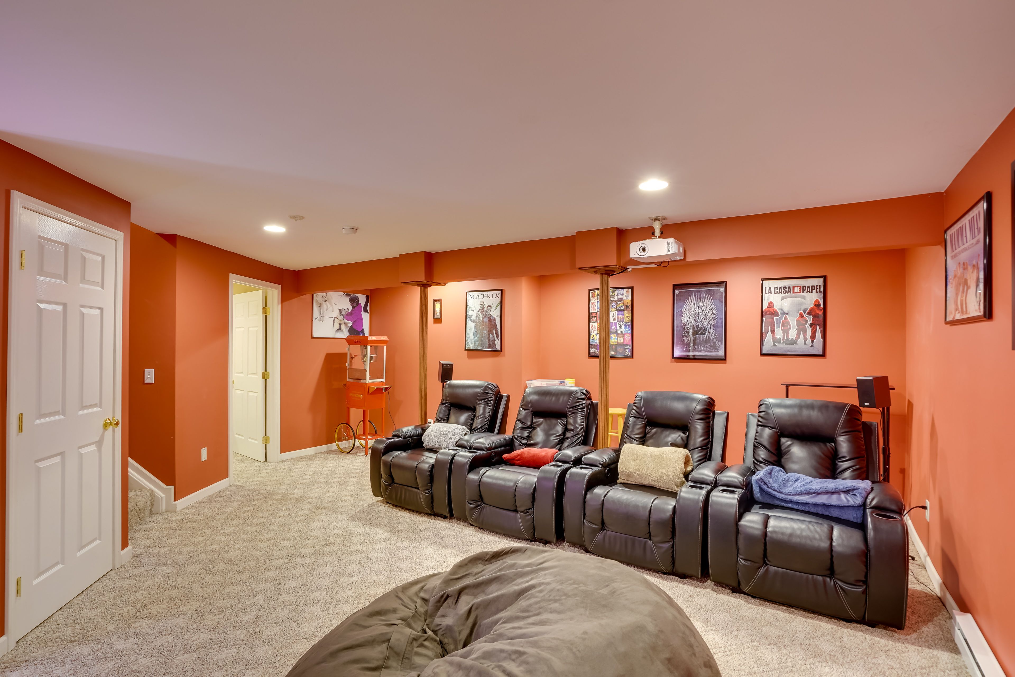 Home Theater | Lower Level | Stairs Required