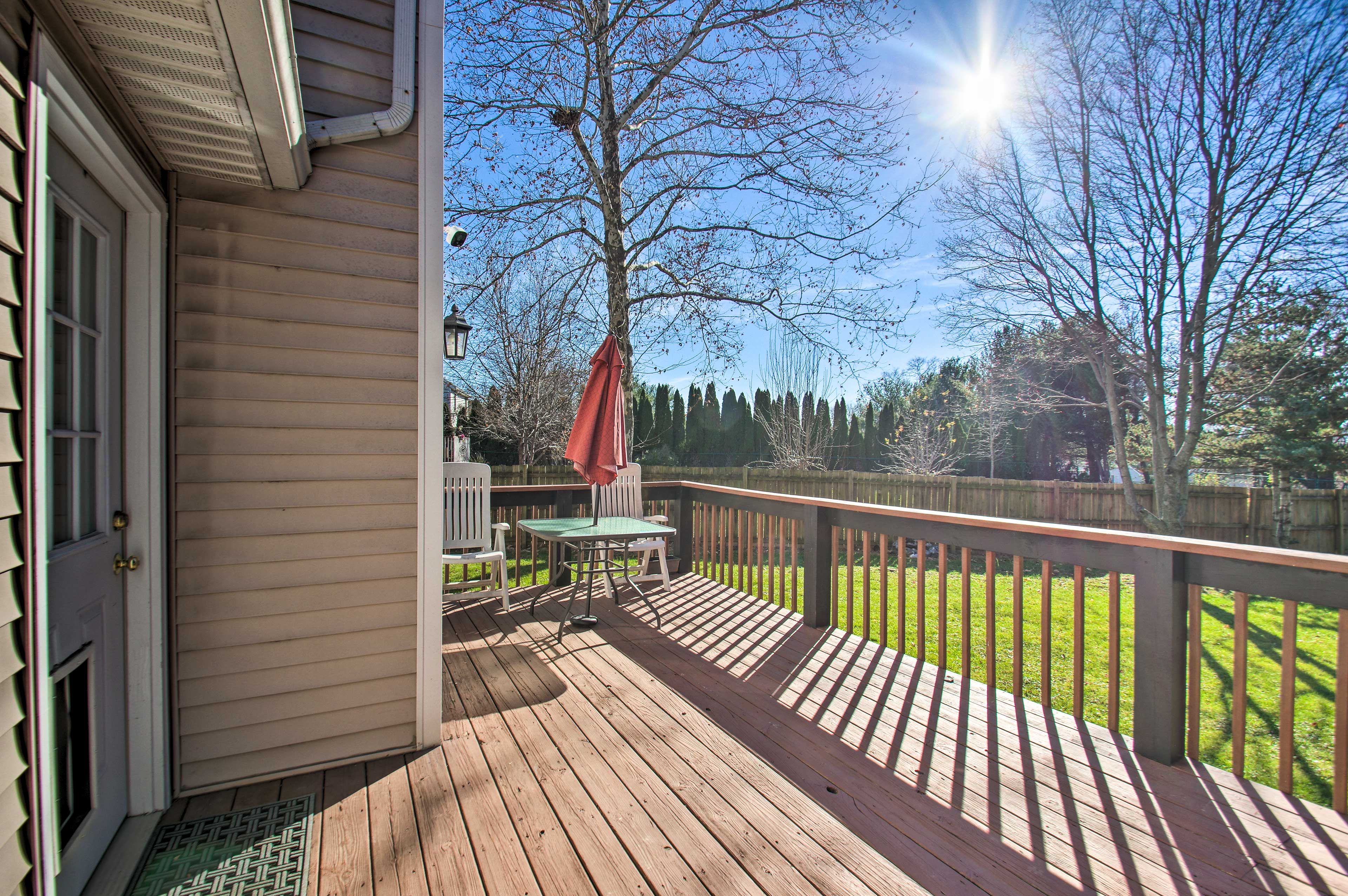 Private Deck | 2-Story Home