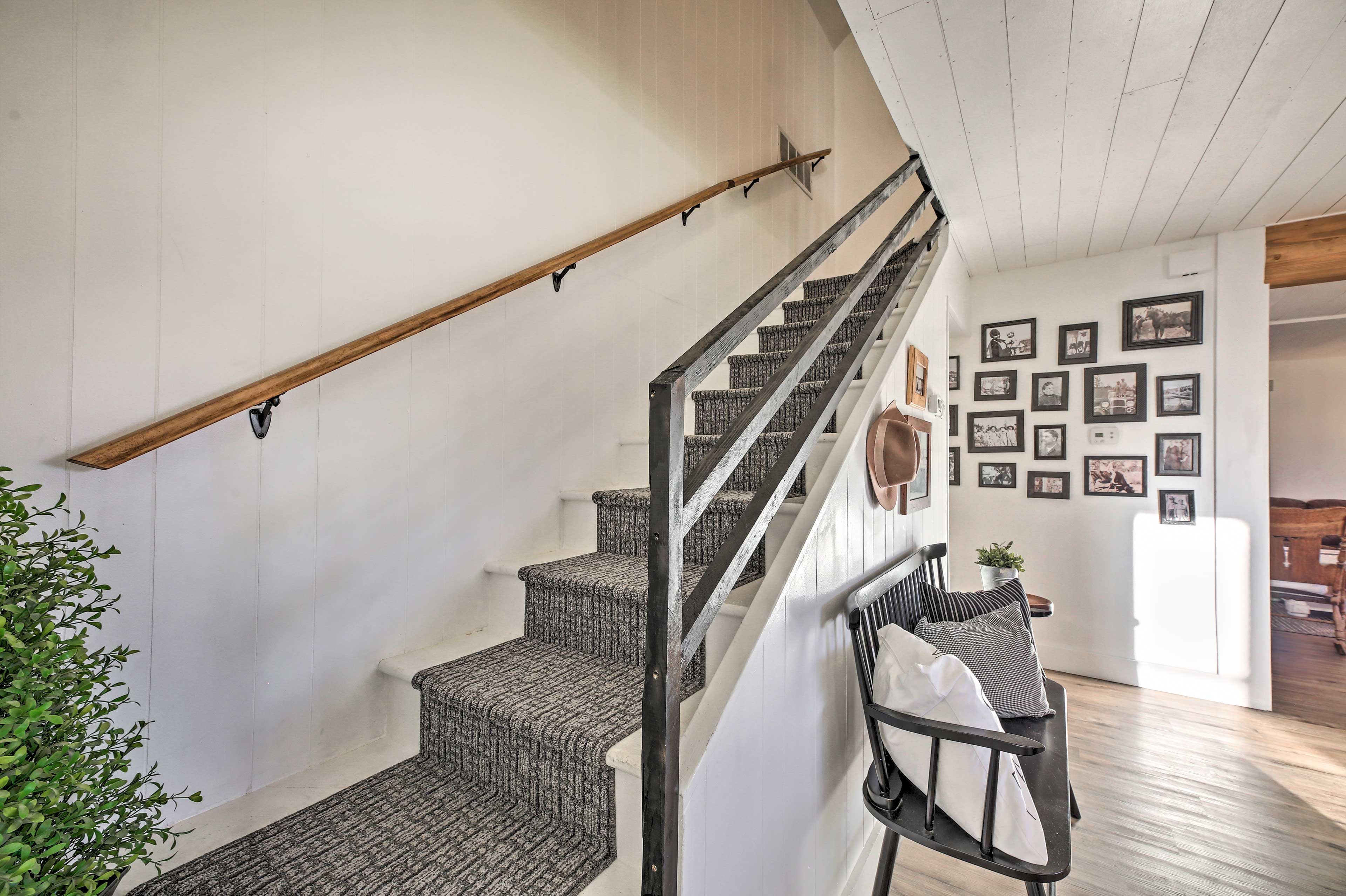 Stairs to Access 2nd Floor