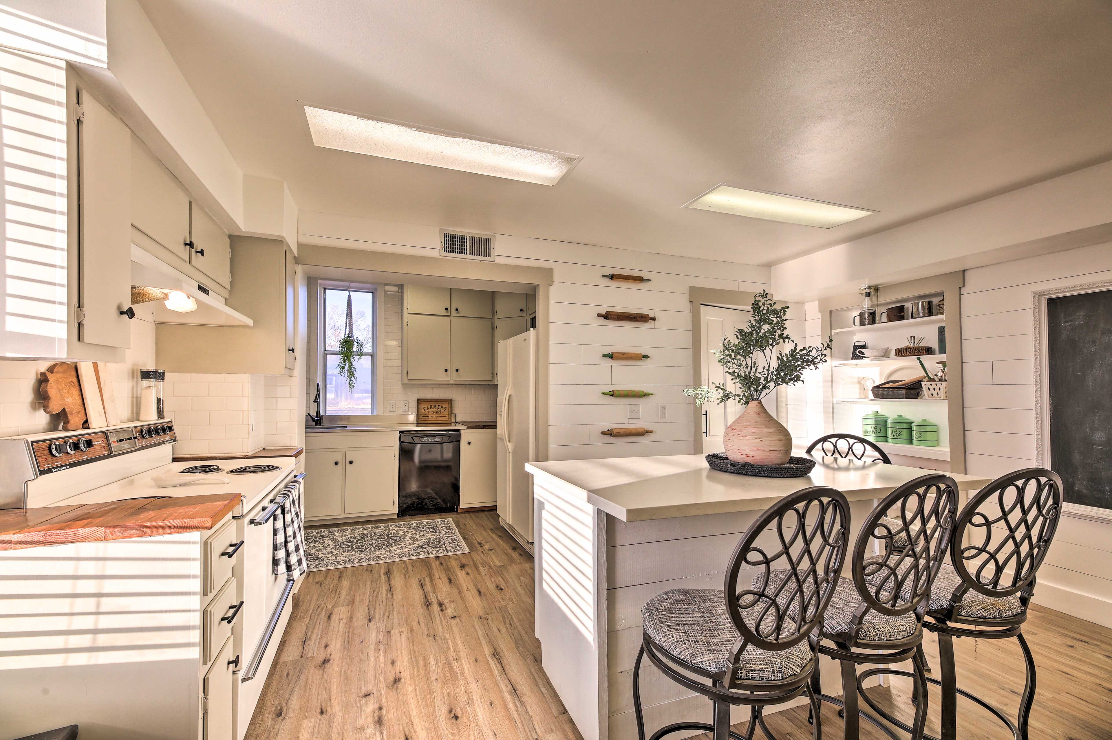 Kitchen | Fully Equipped | Island w/ Seating