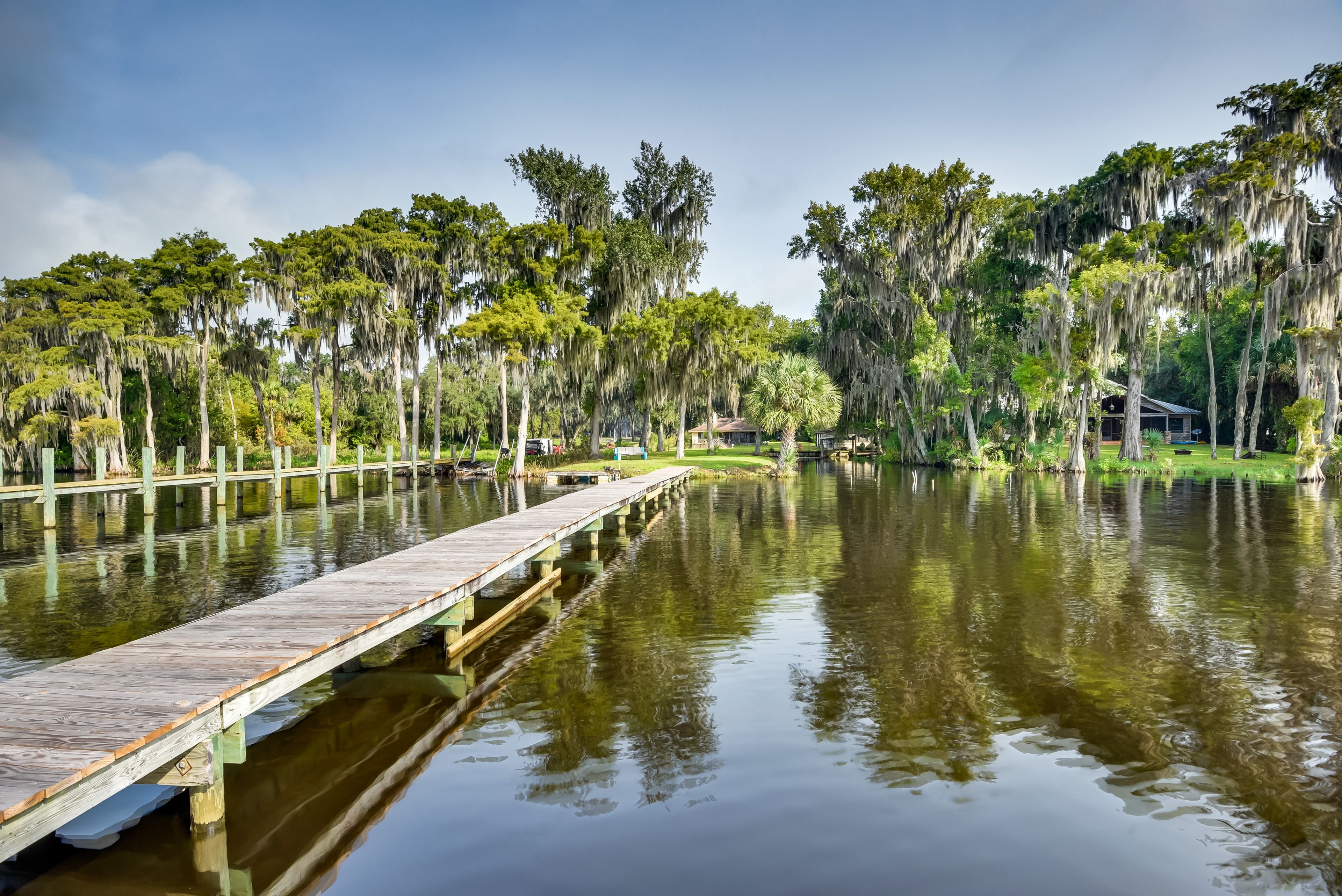 Private Dock | Covered Seating Area