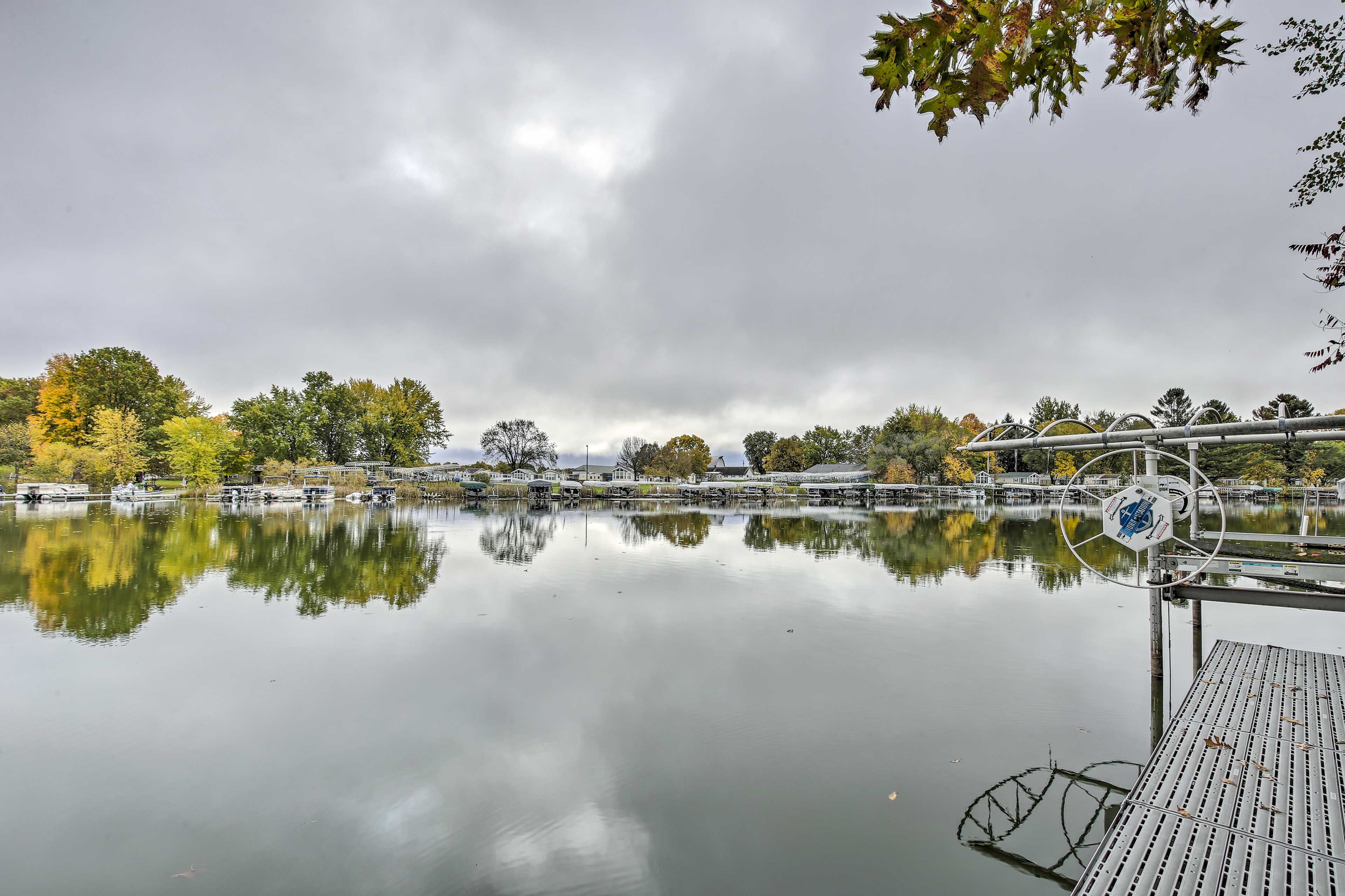Private Dock | Red Cedar Lake View