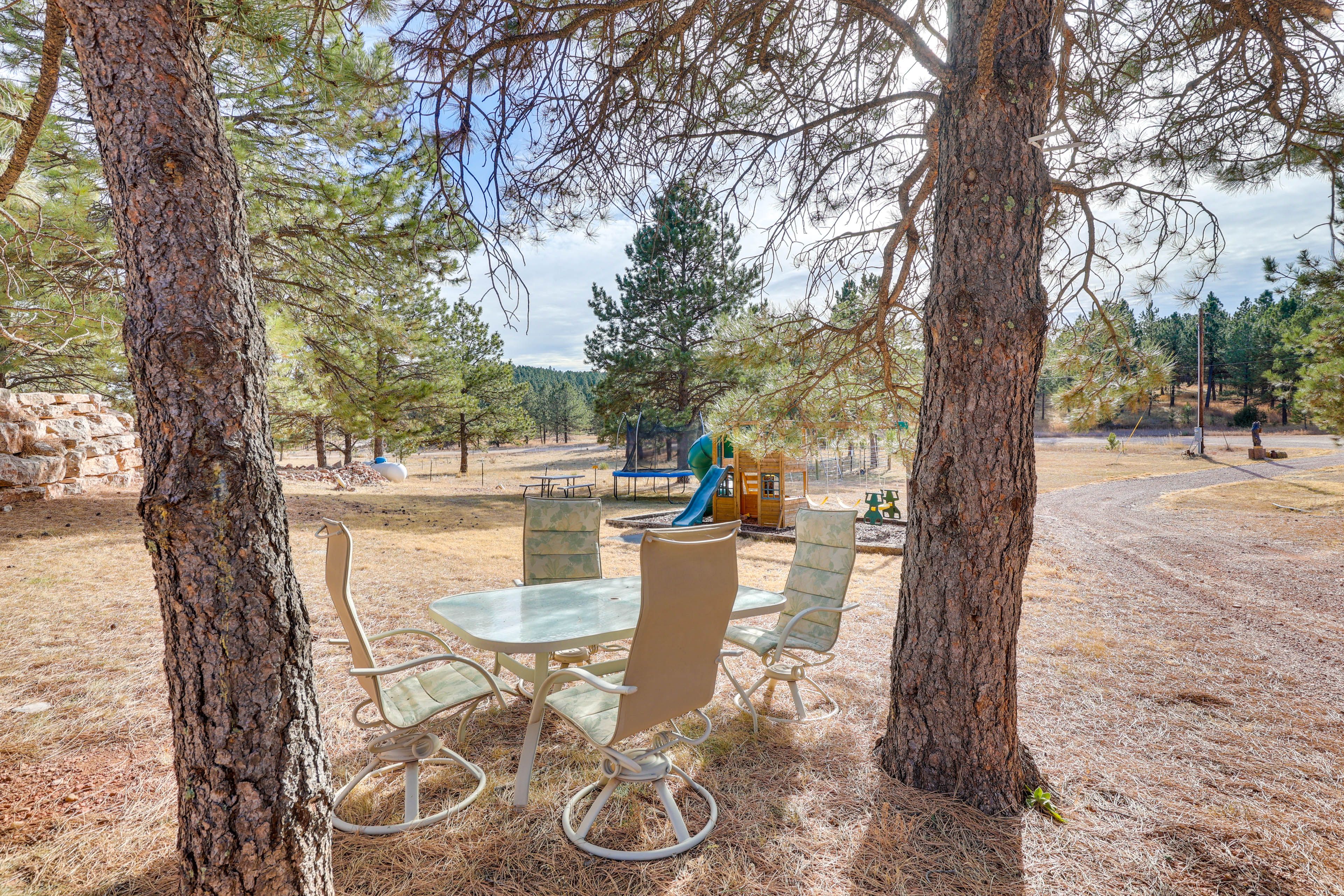 Shared Exterior Space | Dining Area | Trampoline | Playground